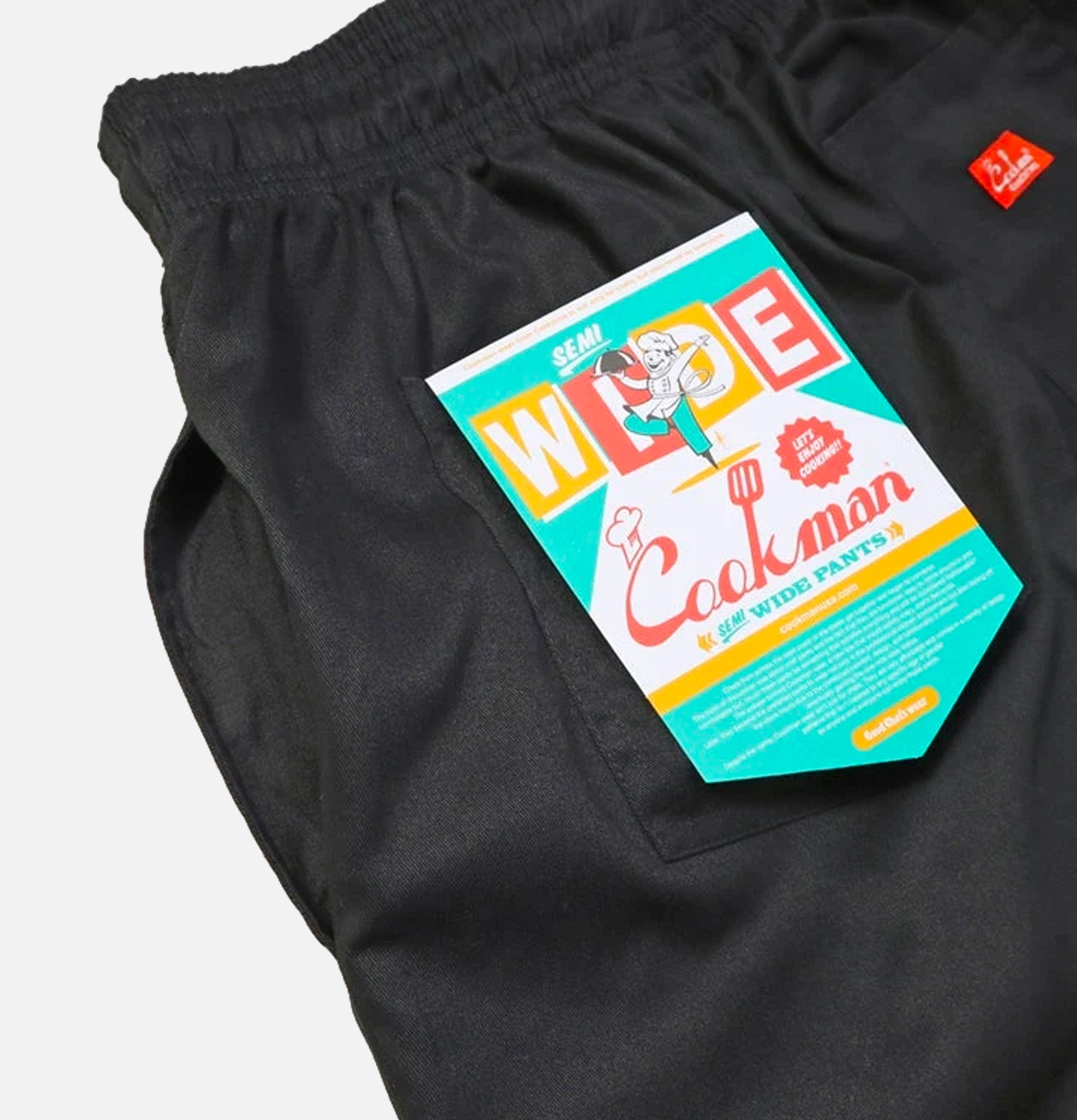 Cookman USA Chef Pant Semiwide Black