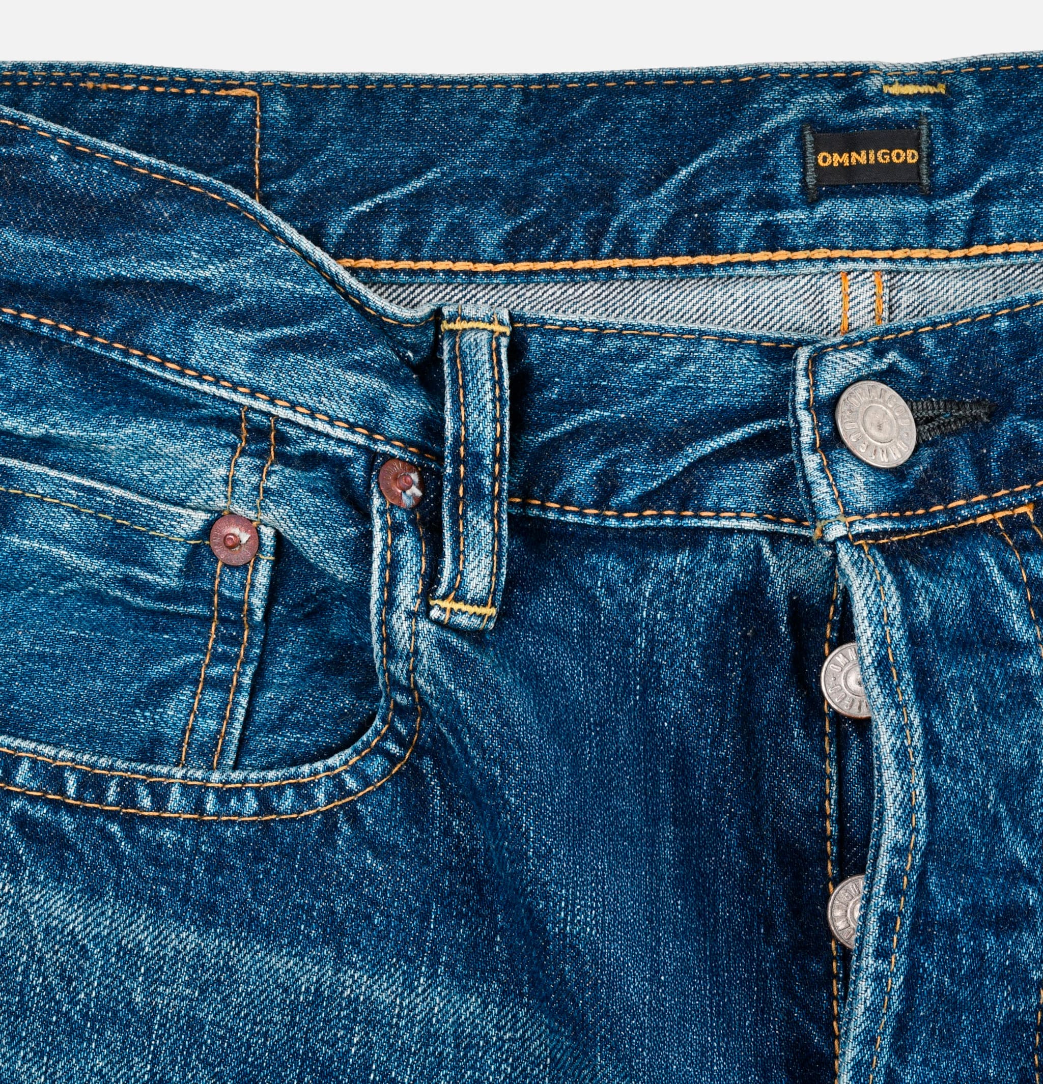 Omnigod 5p Old Straight Jeans Onewash