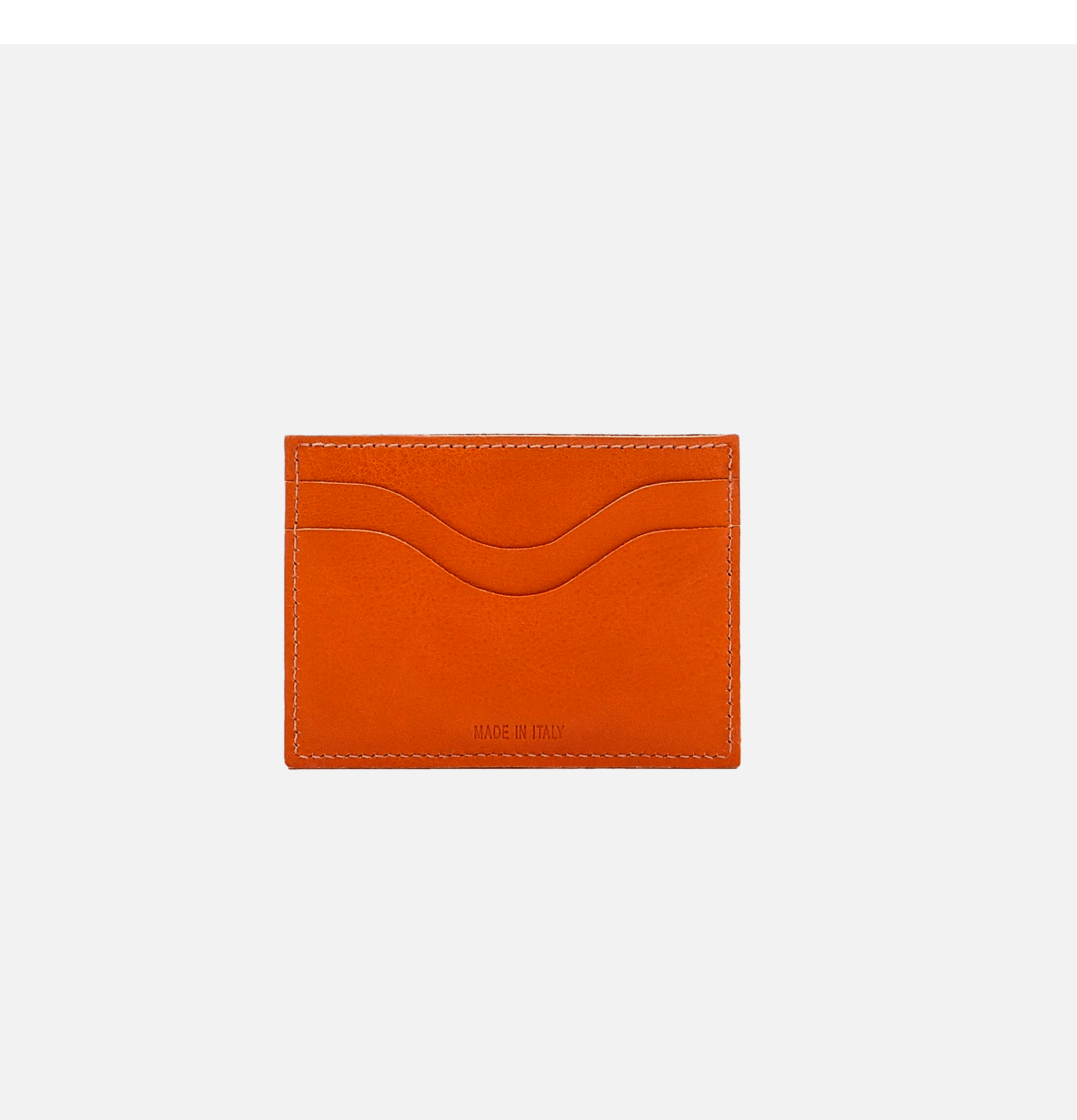 Il Bisonte Card Case Caramel