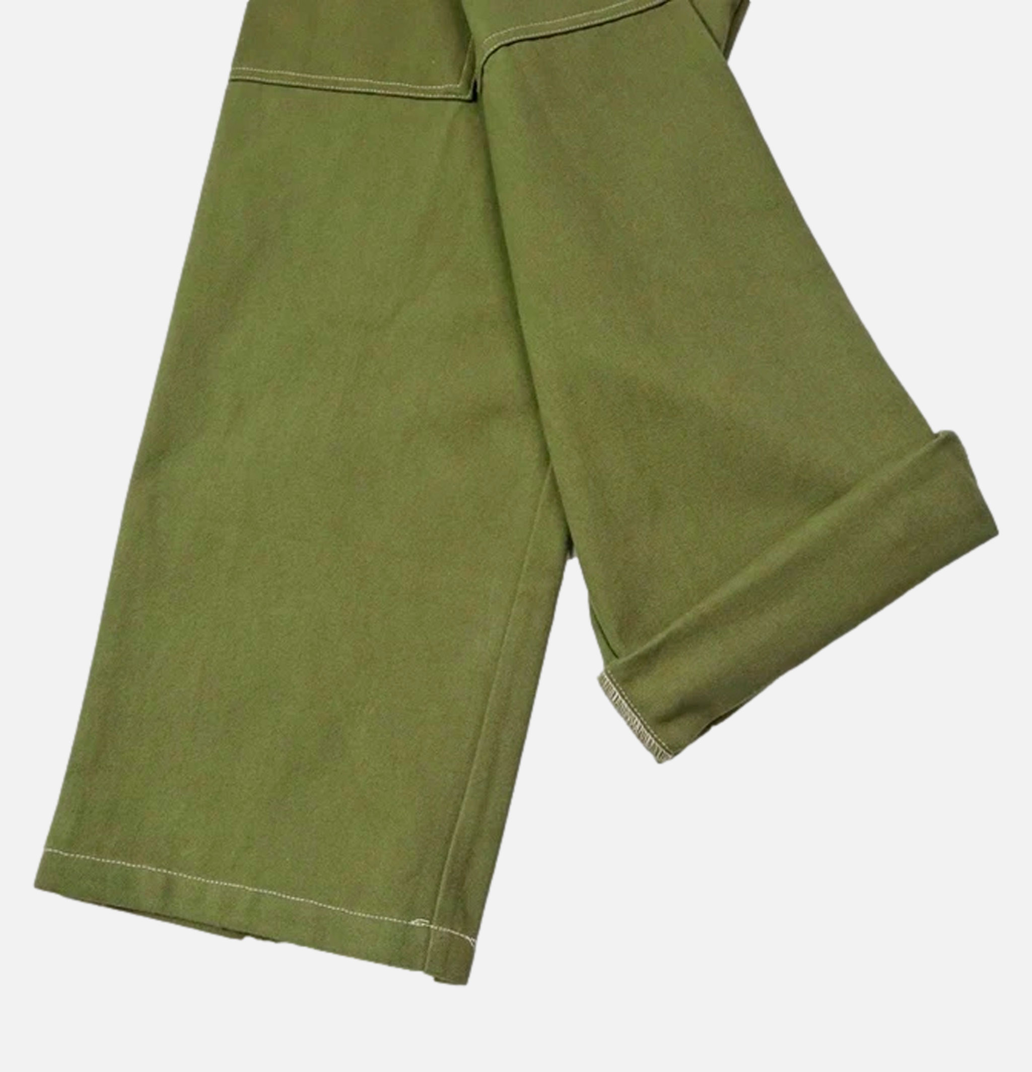 Cookman Semi-large Pantalon Frontpocket Olive