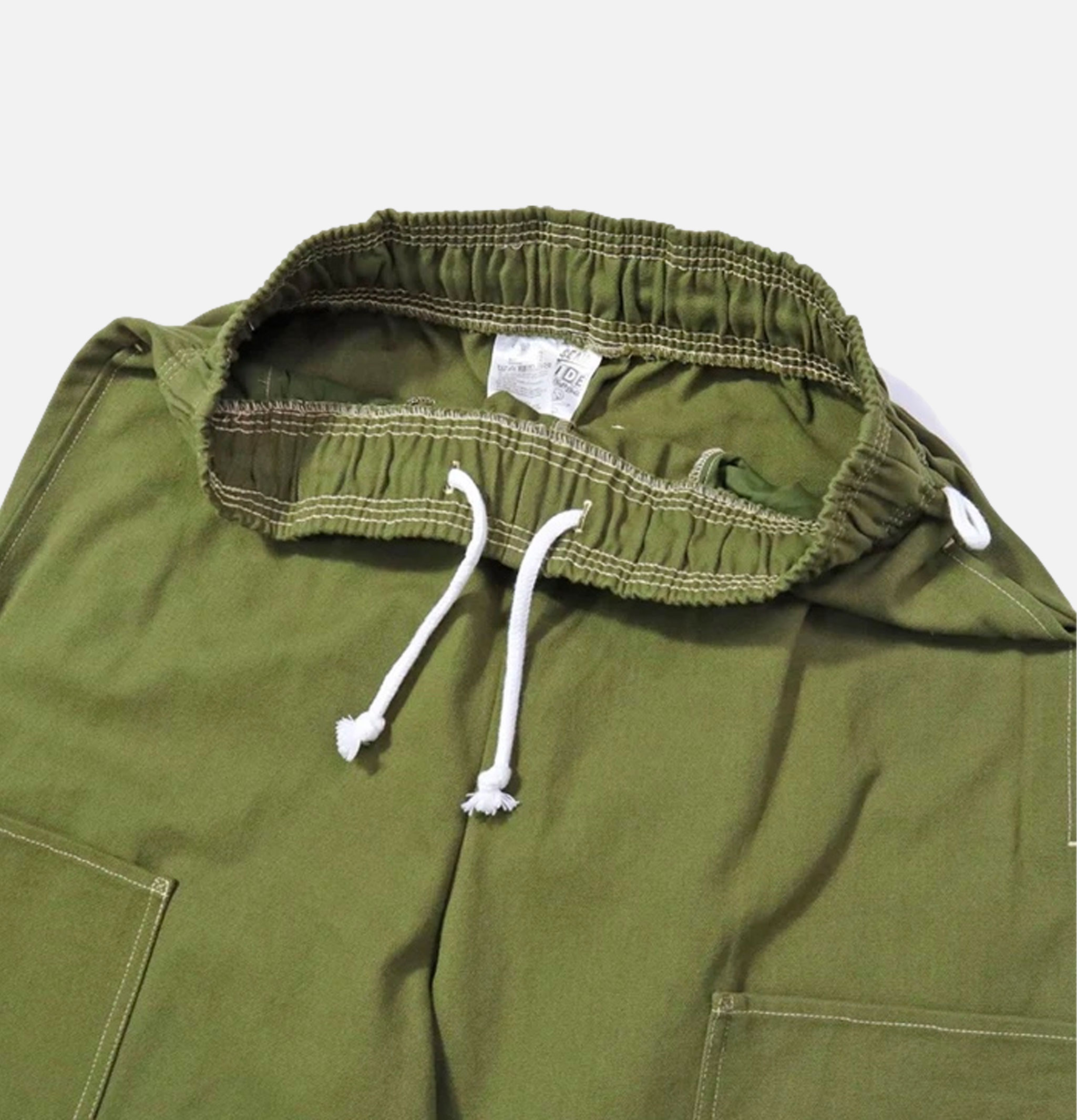 Cookman Semi-large Pantalon Frontpocket Olive