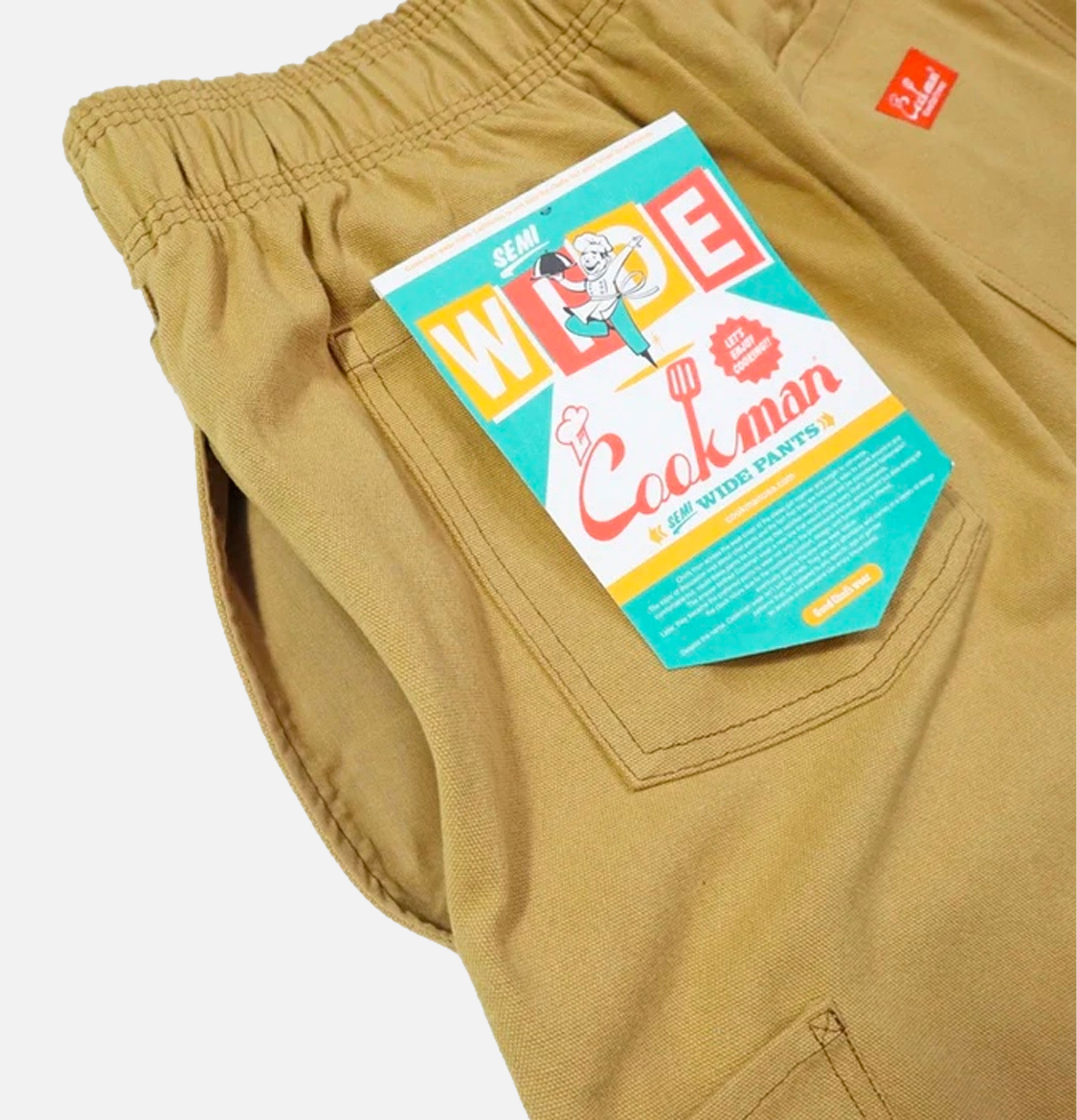 Cookman Semiwide Pant Frontpocket Peanut