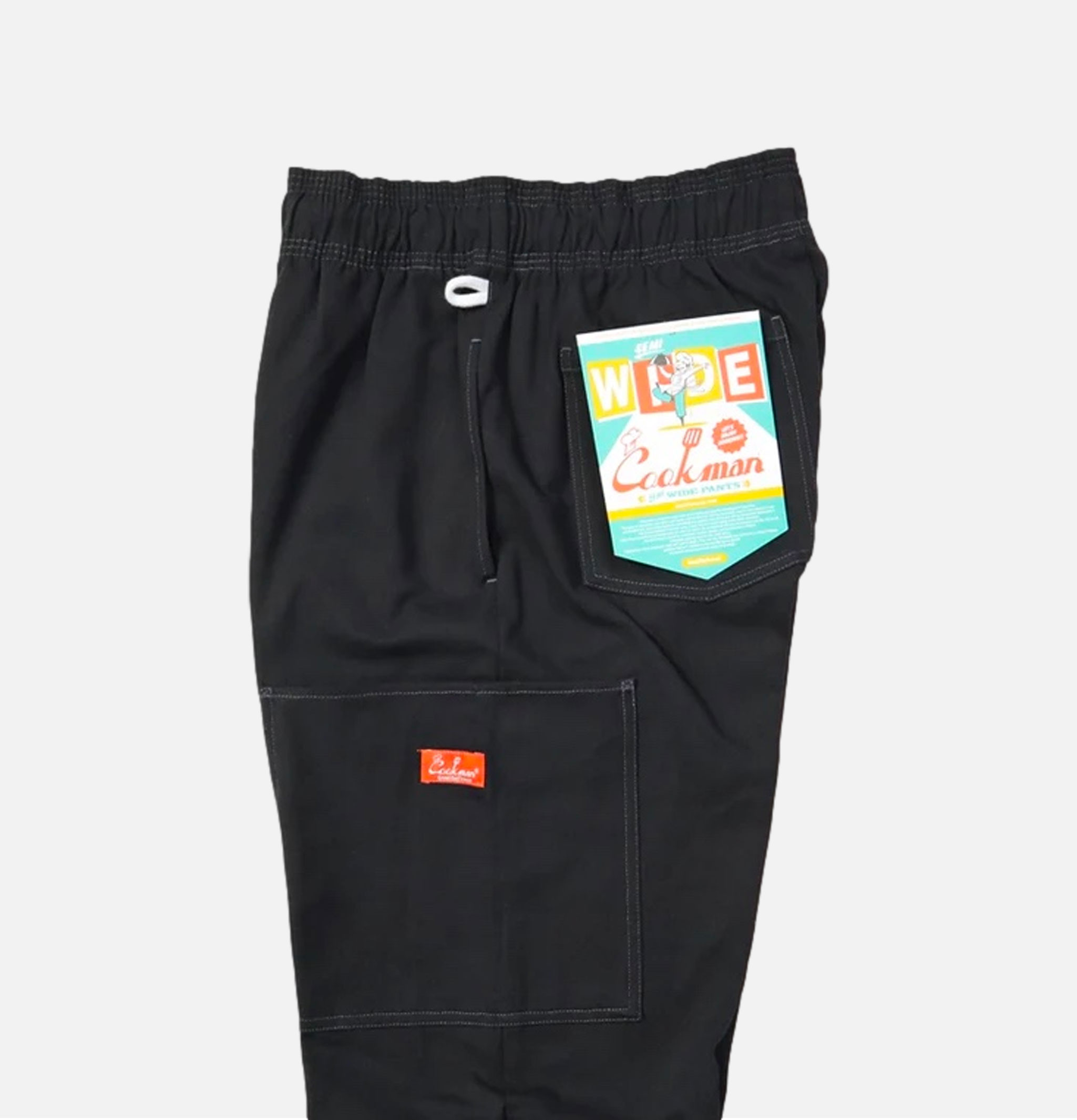 Cookman Semiwide Pant Frontpocket Black