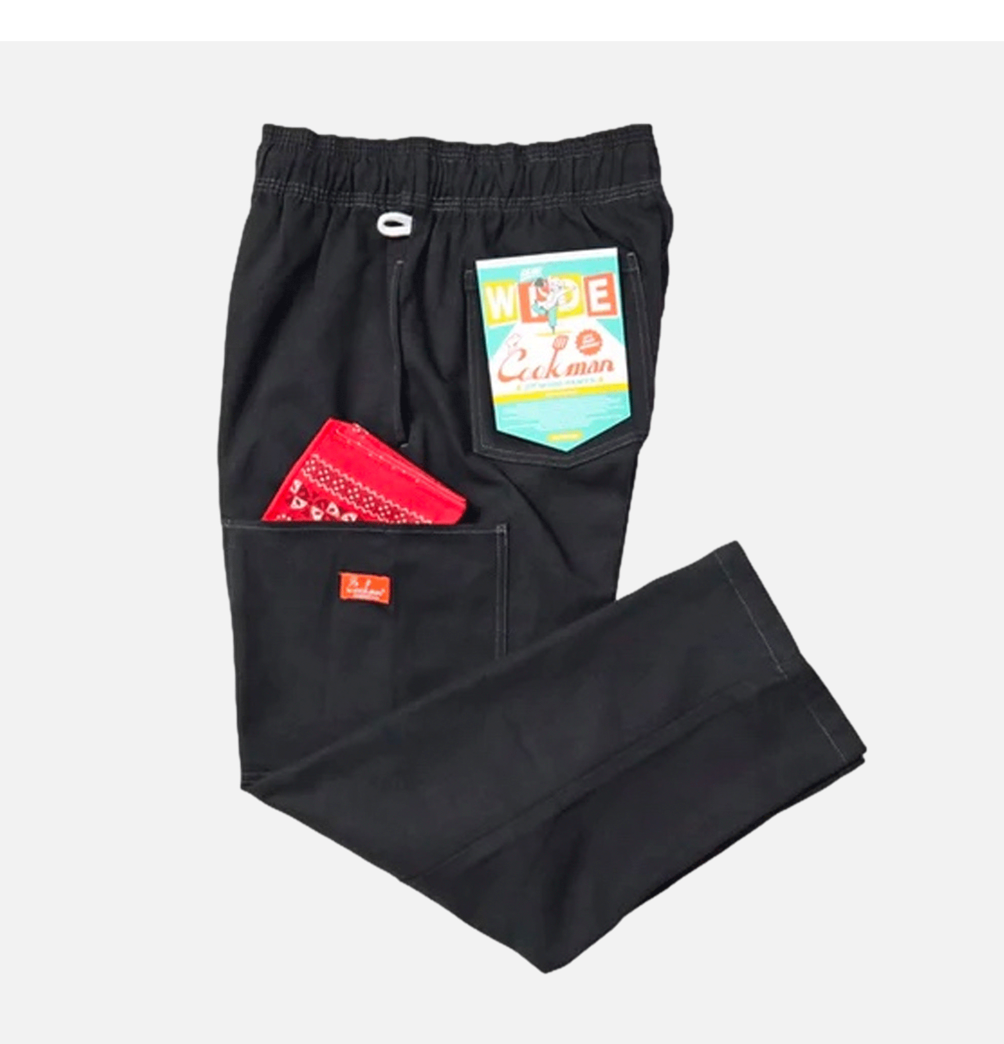 Cookman Semiwide Pant Frontpocket Black