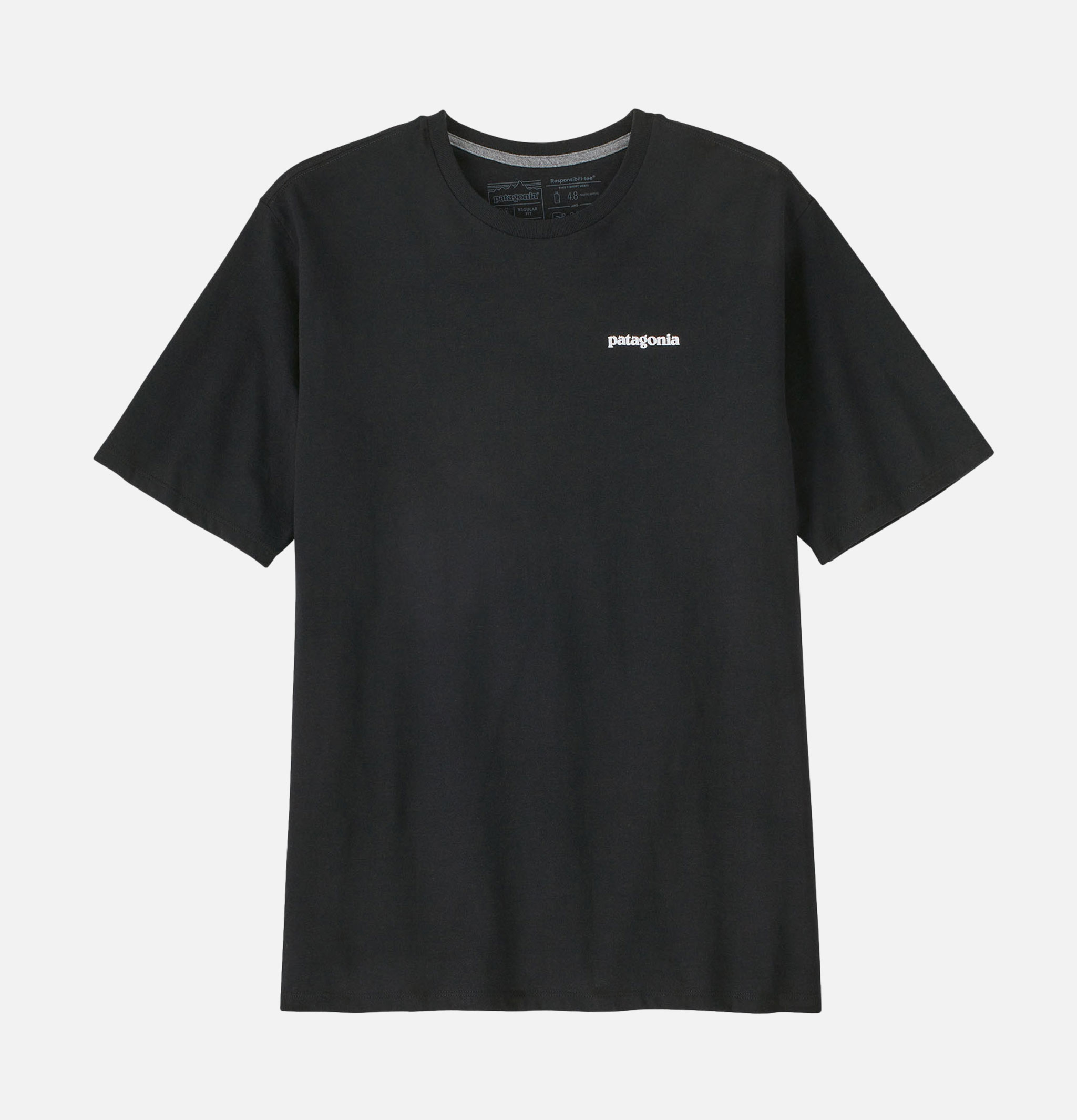 Patagonia P6 Logo T-Shirt Black