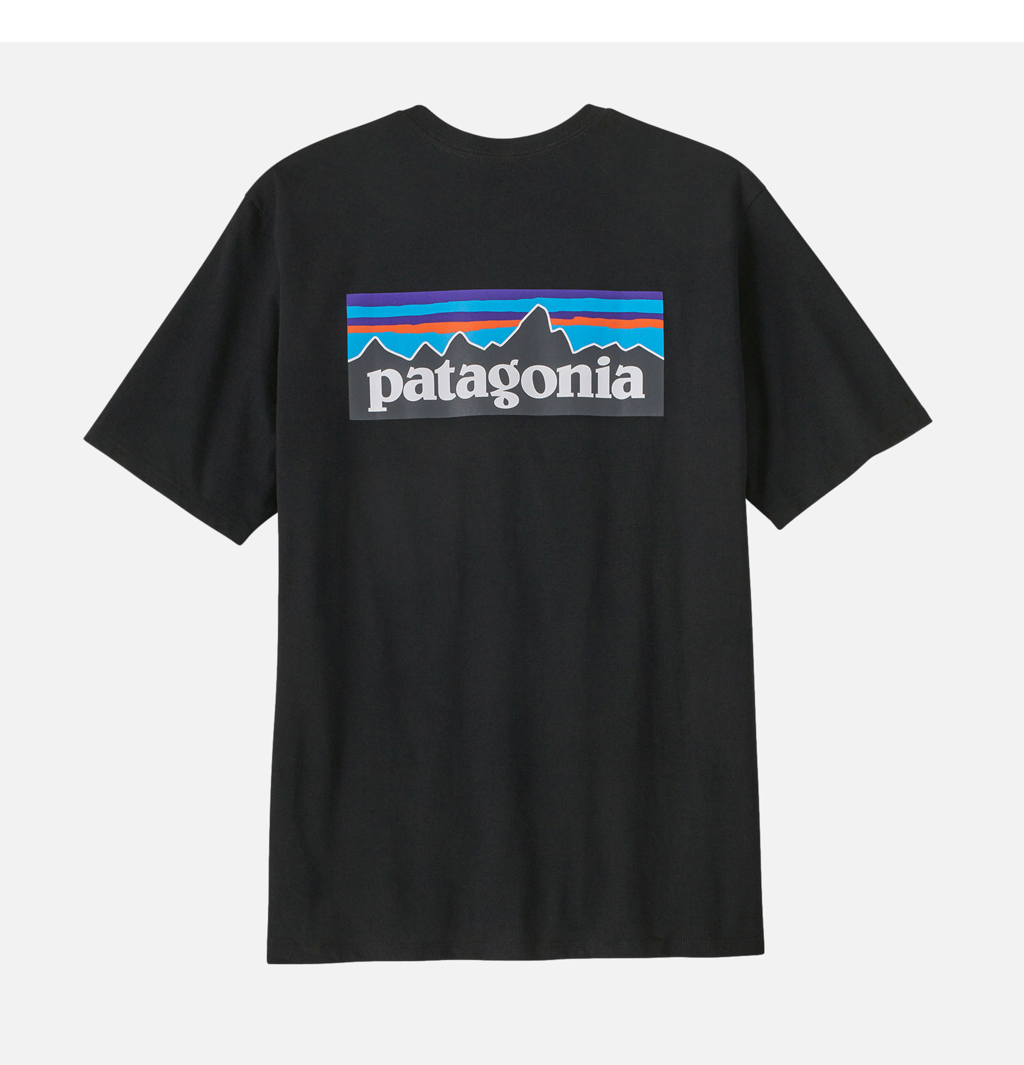 Patagonia P6 Logo T-Shirt Black