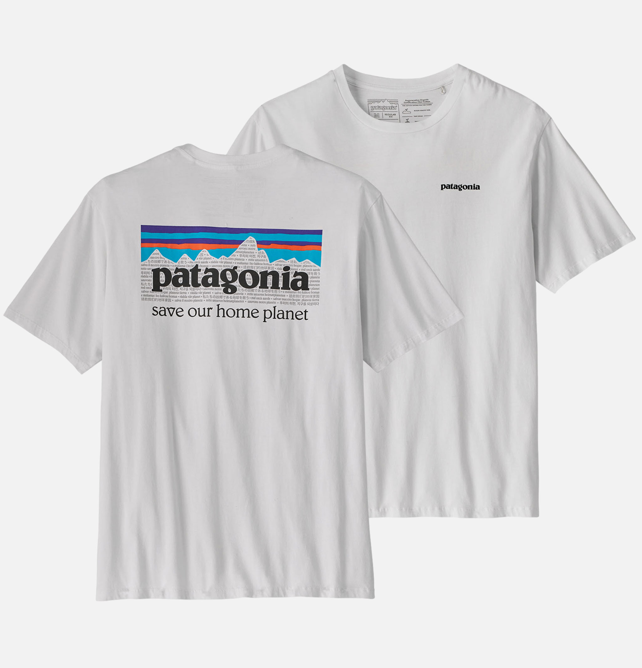 Patagonia P6 Mission T-Shirt White
