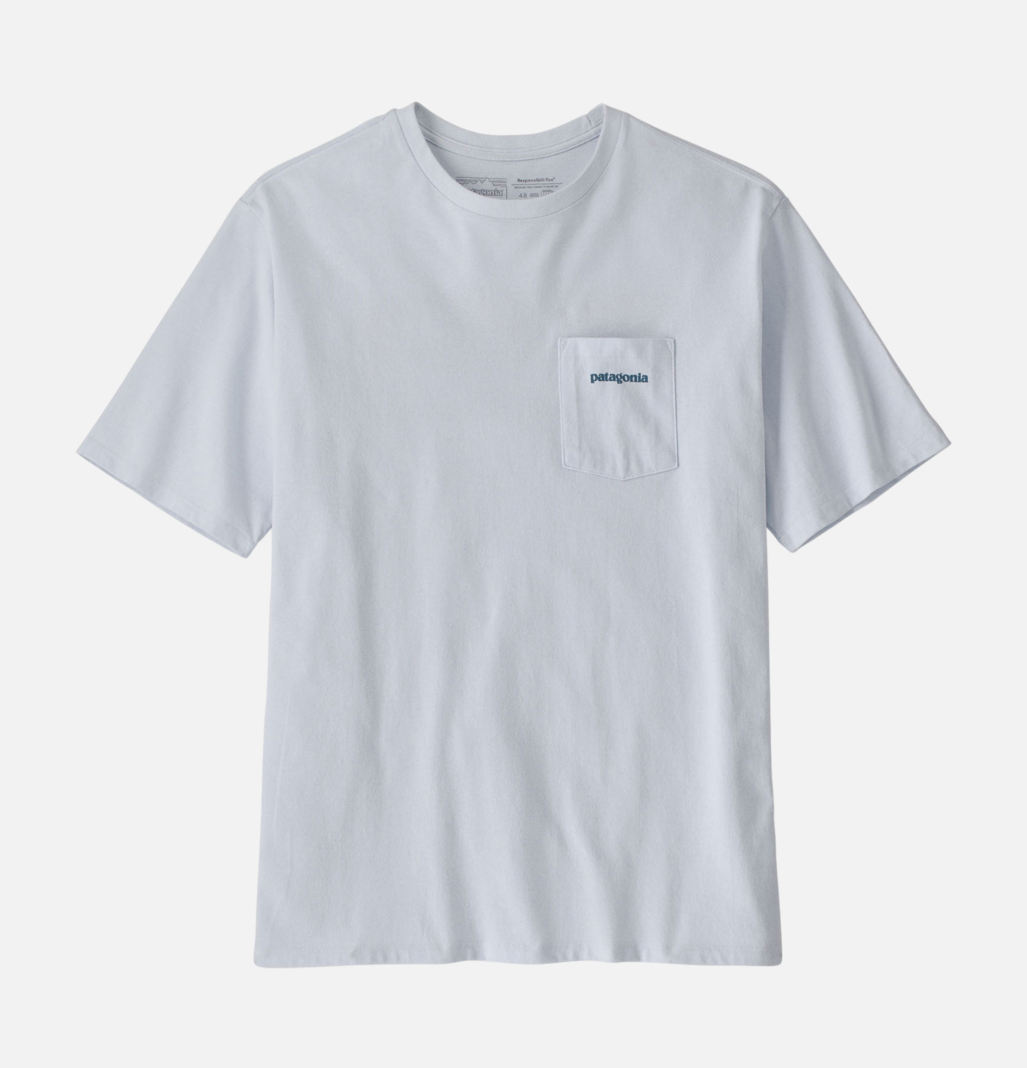 Patagonia Boardshort Logo Pocket White T-shirt