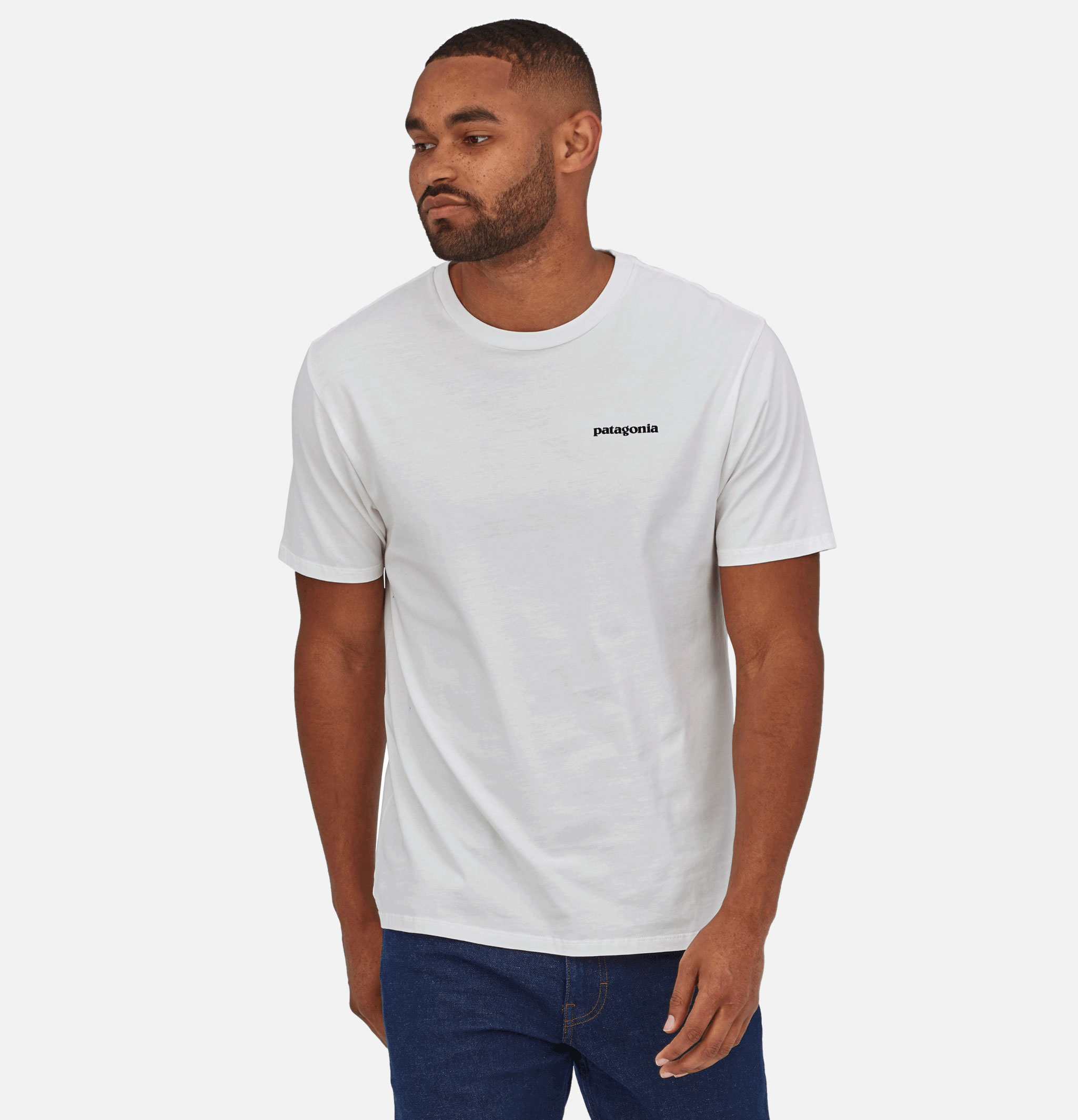 Patagonia P6 Mission T-Shirt White