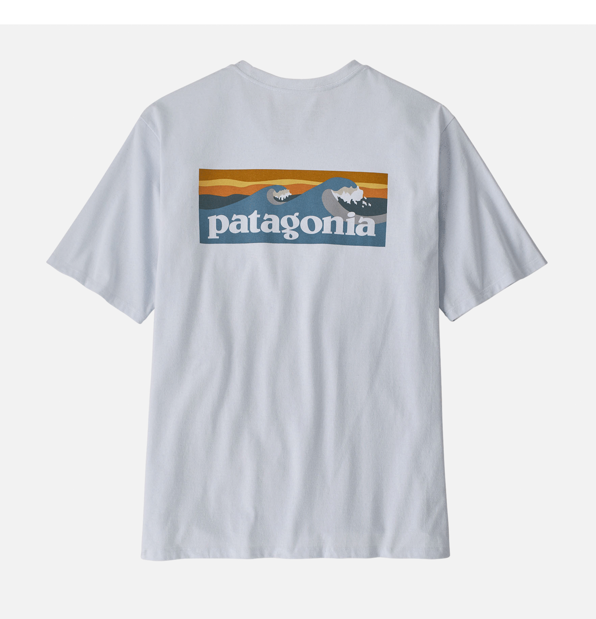 Patagonia Boardshort Logo Pocket White T-shirt