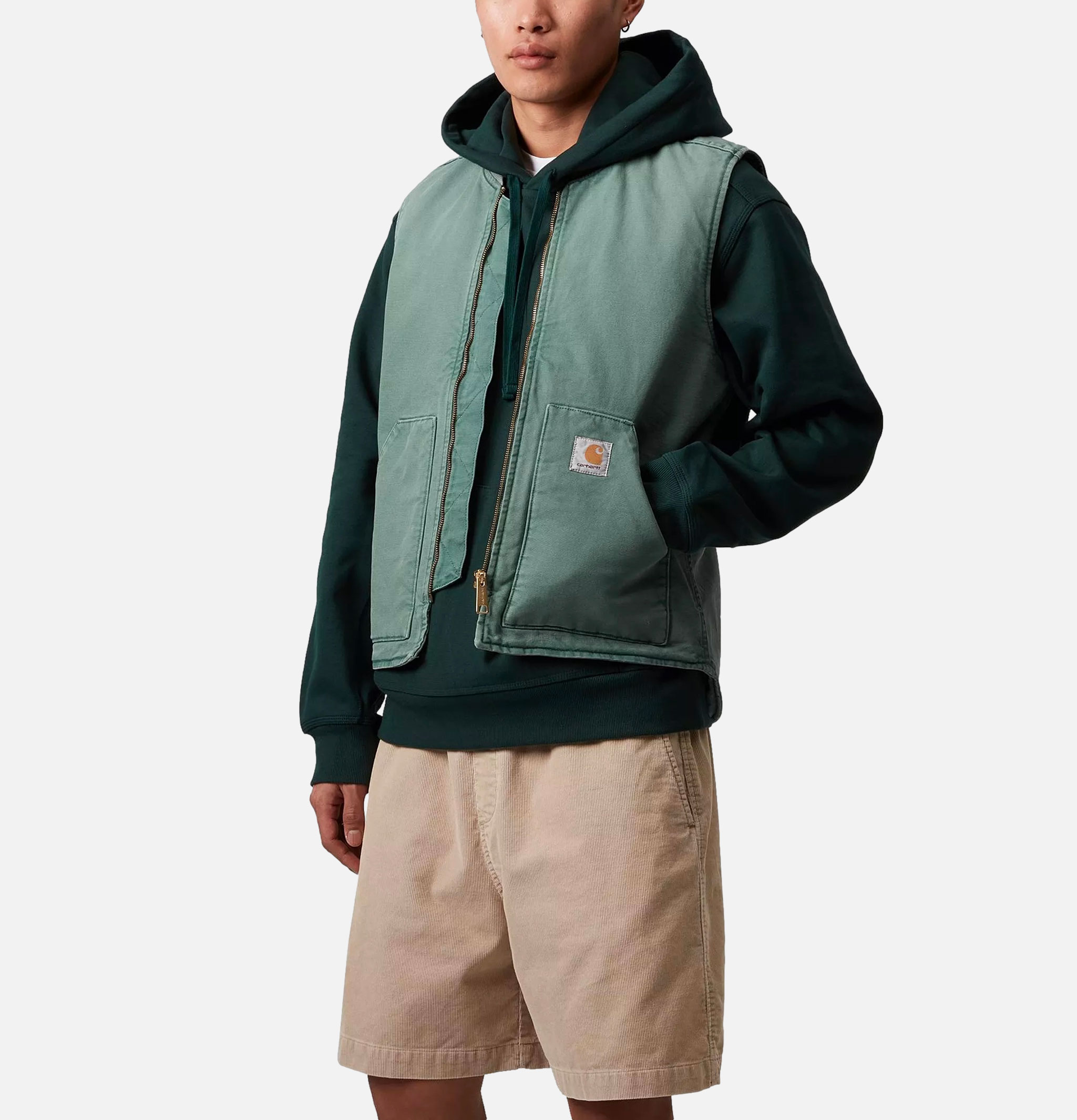 Carhartt WIP Classic Vest Silver Pine Green