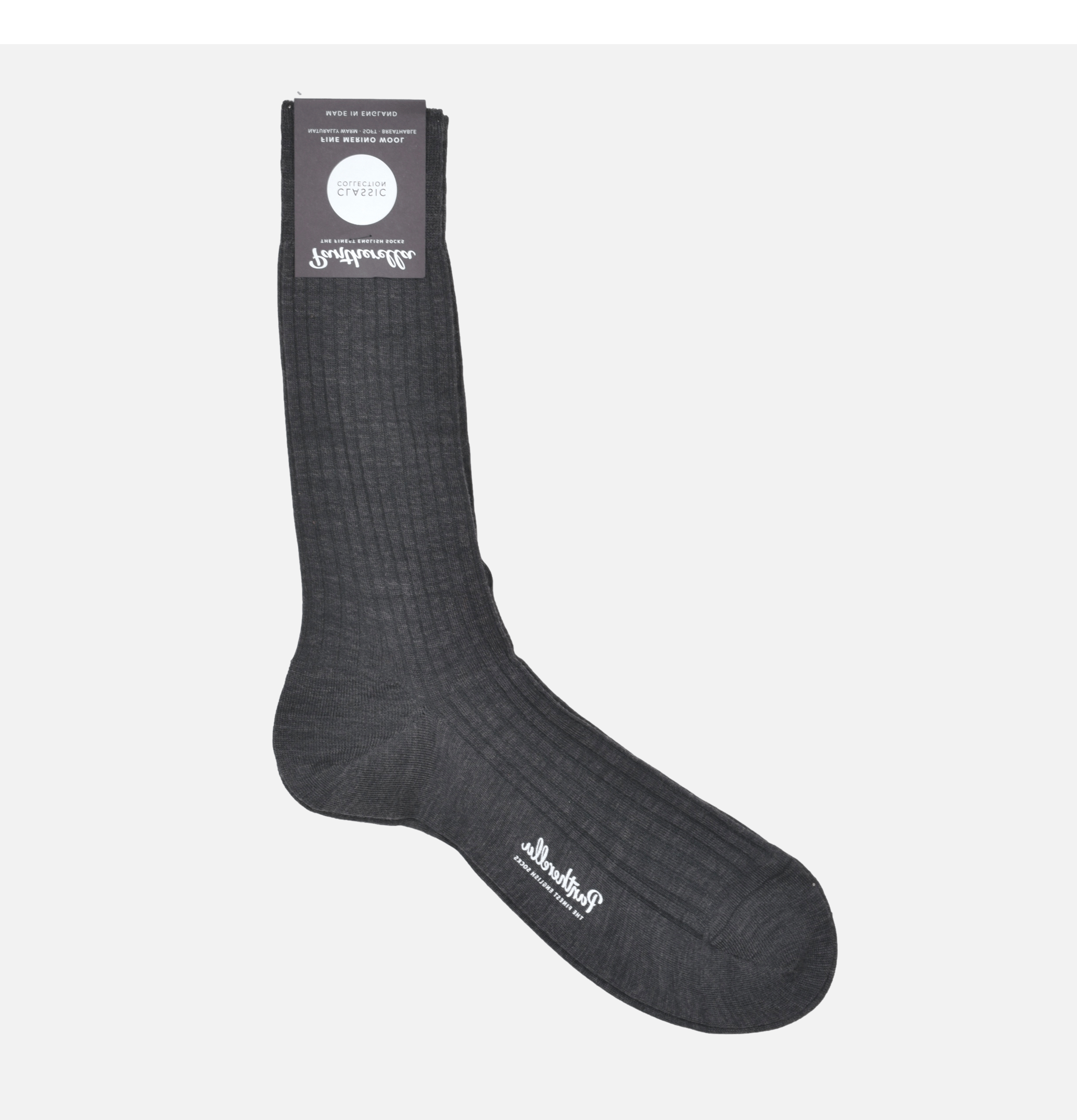 Pantherella Laburnum Charcoal Socks