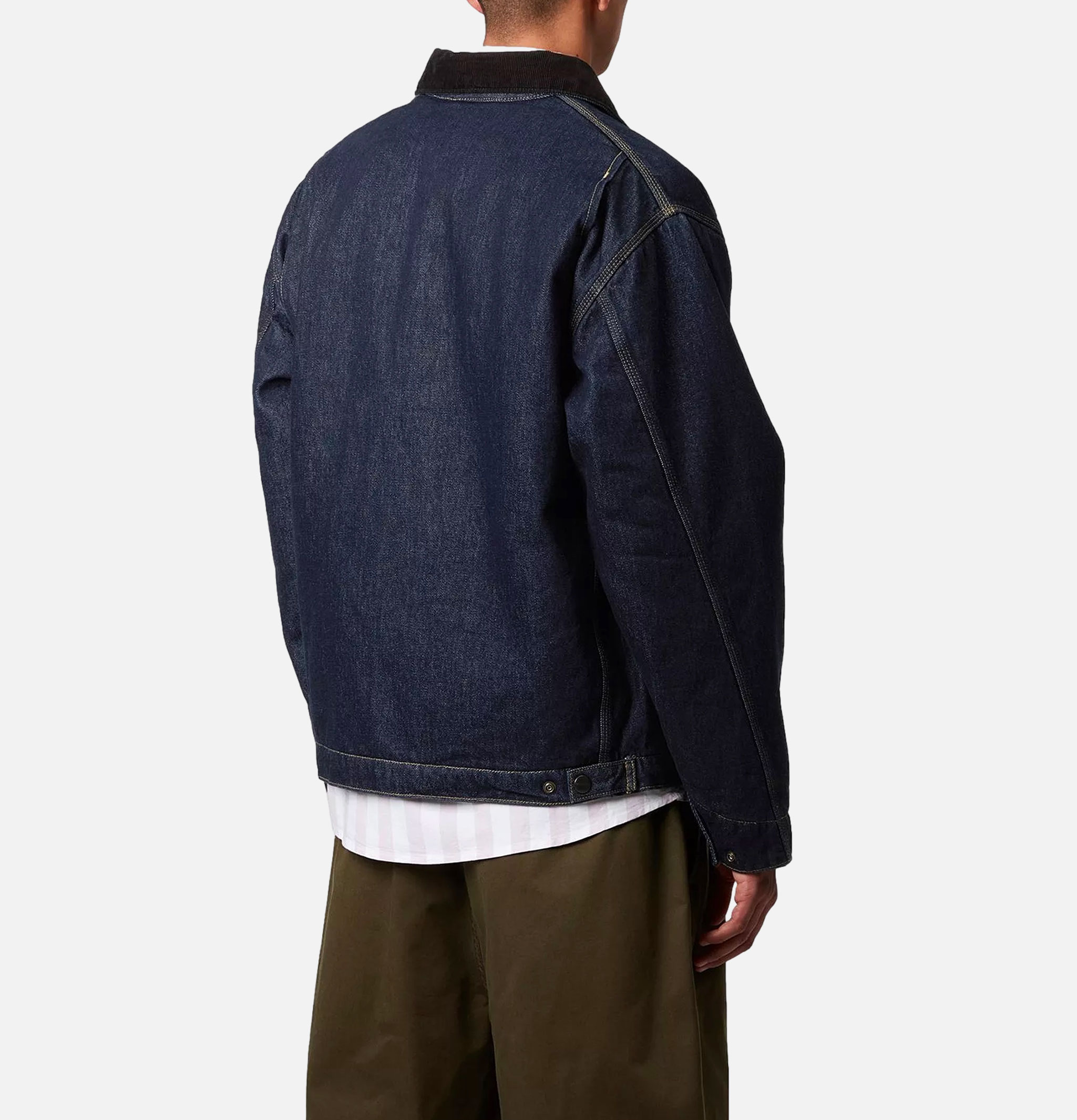Carhartt WIP Og Detroit Jacket Blue Rinsed