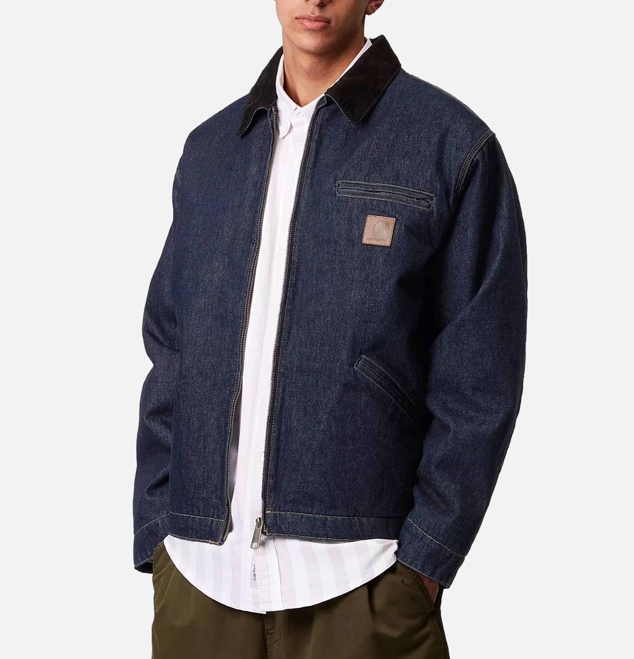 Carhartt WIP Og Detroit Jacket Blue Rinsed