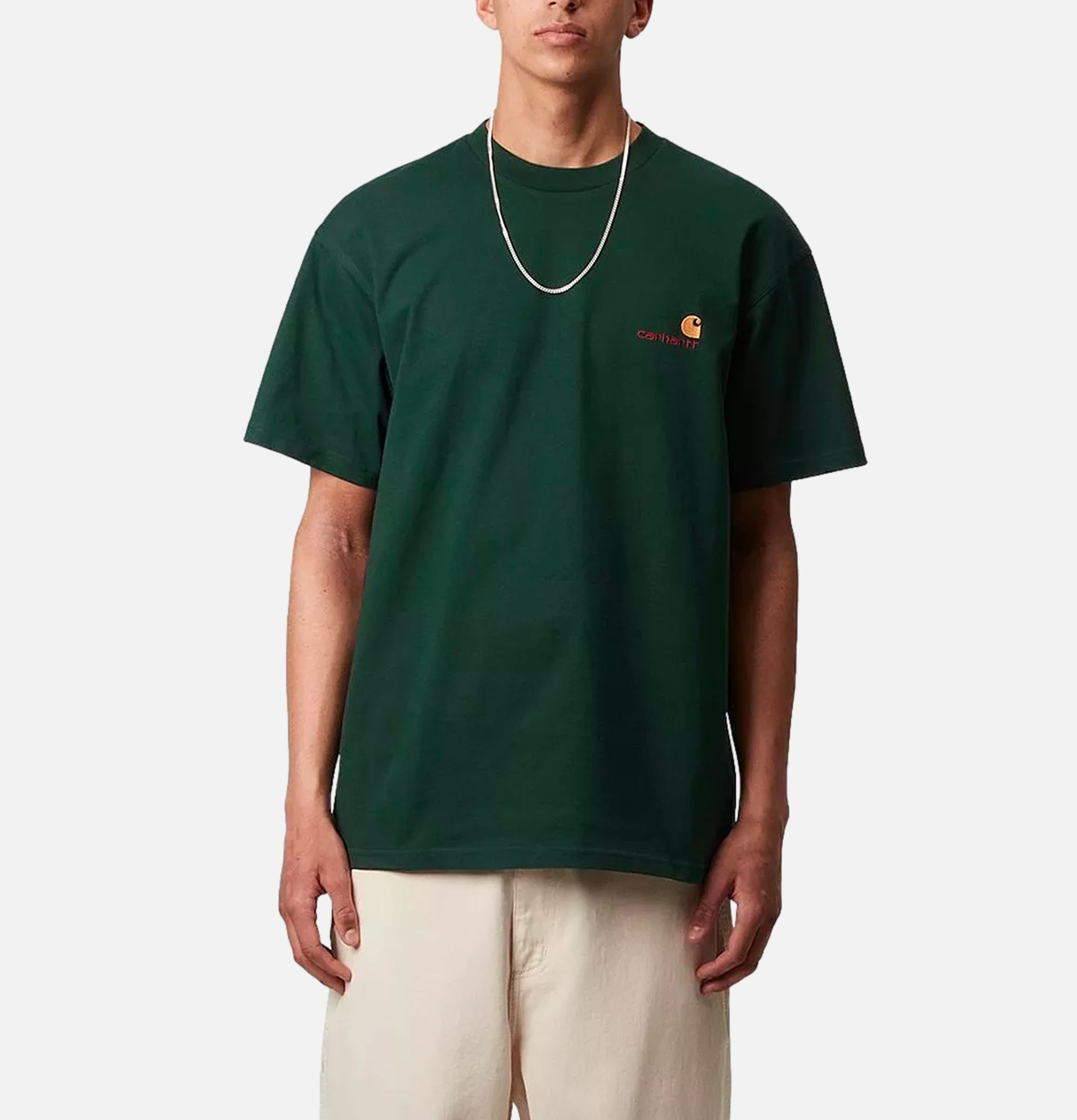Carhartt WIP American Script Tee Conifer