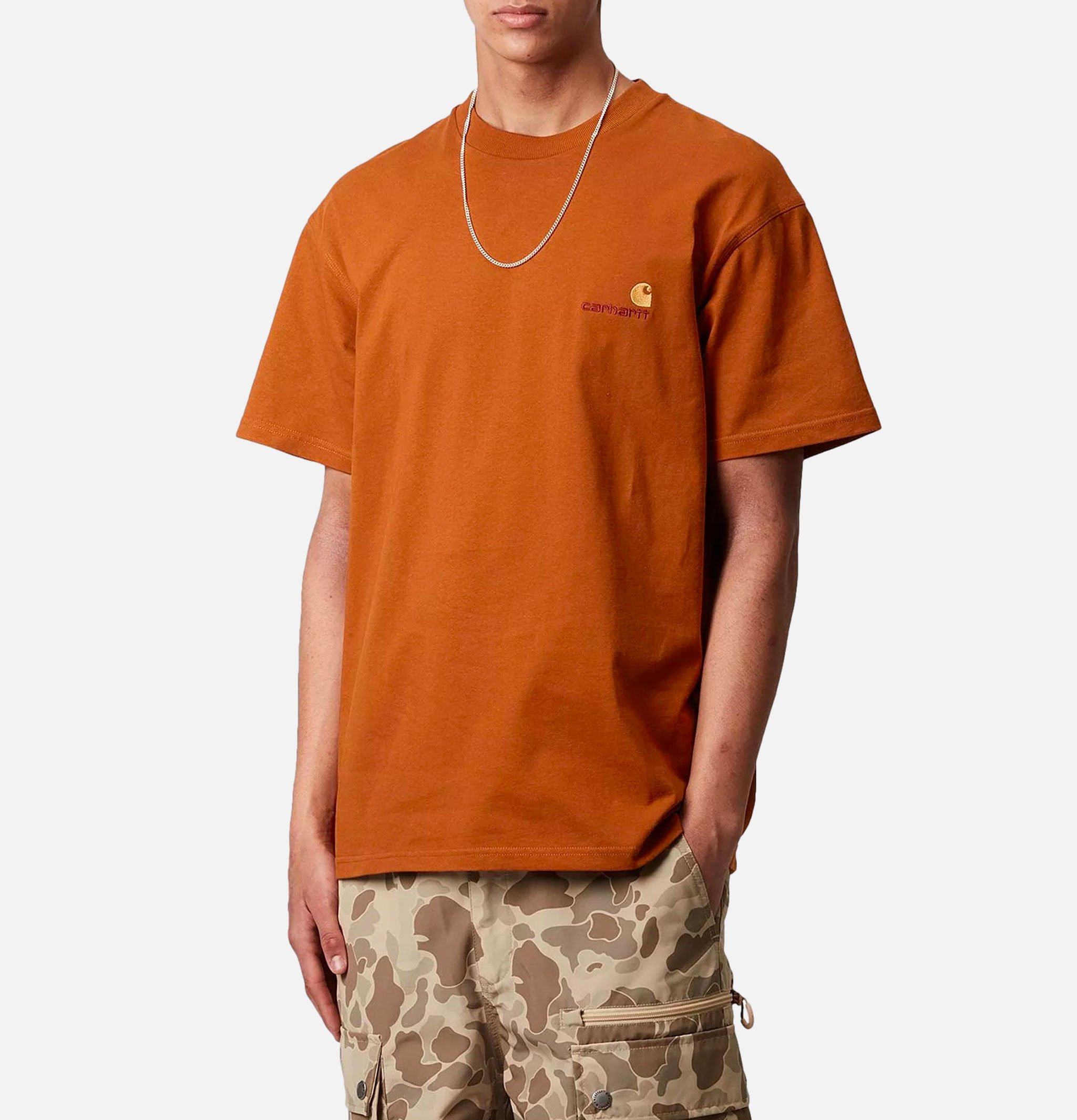 Carhartt WIP American Script Tee Sienna
