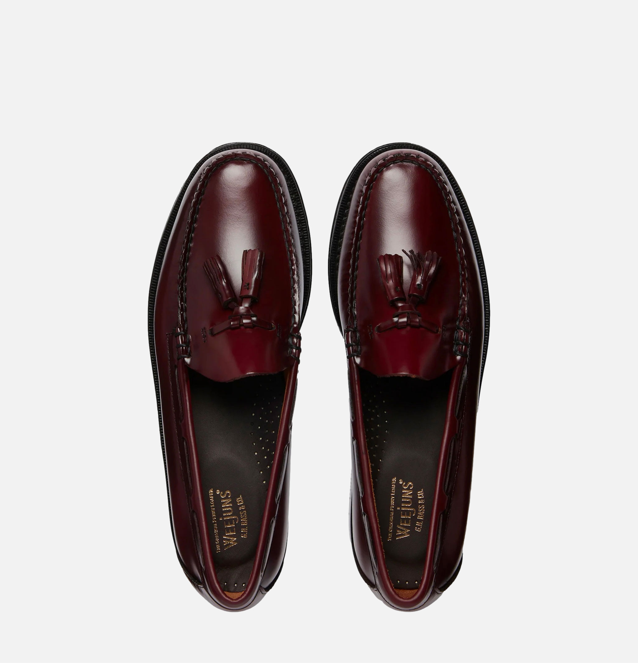 G.H. Bass Weejuns Larkin Tassel Loafers Wine