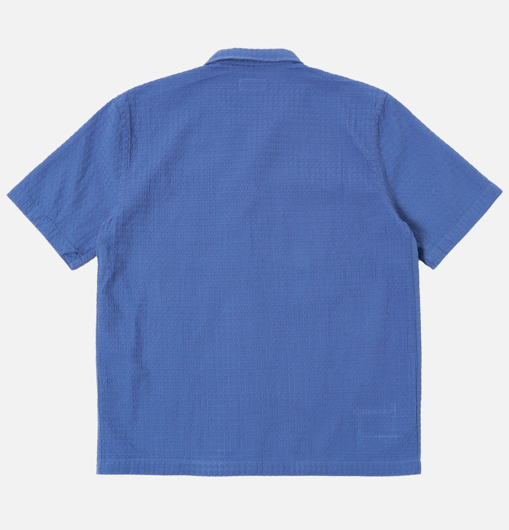 Universal Works Road Delos Blue shirt