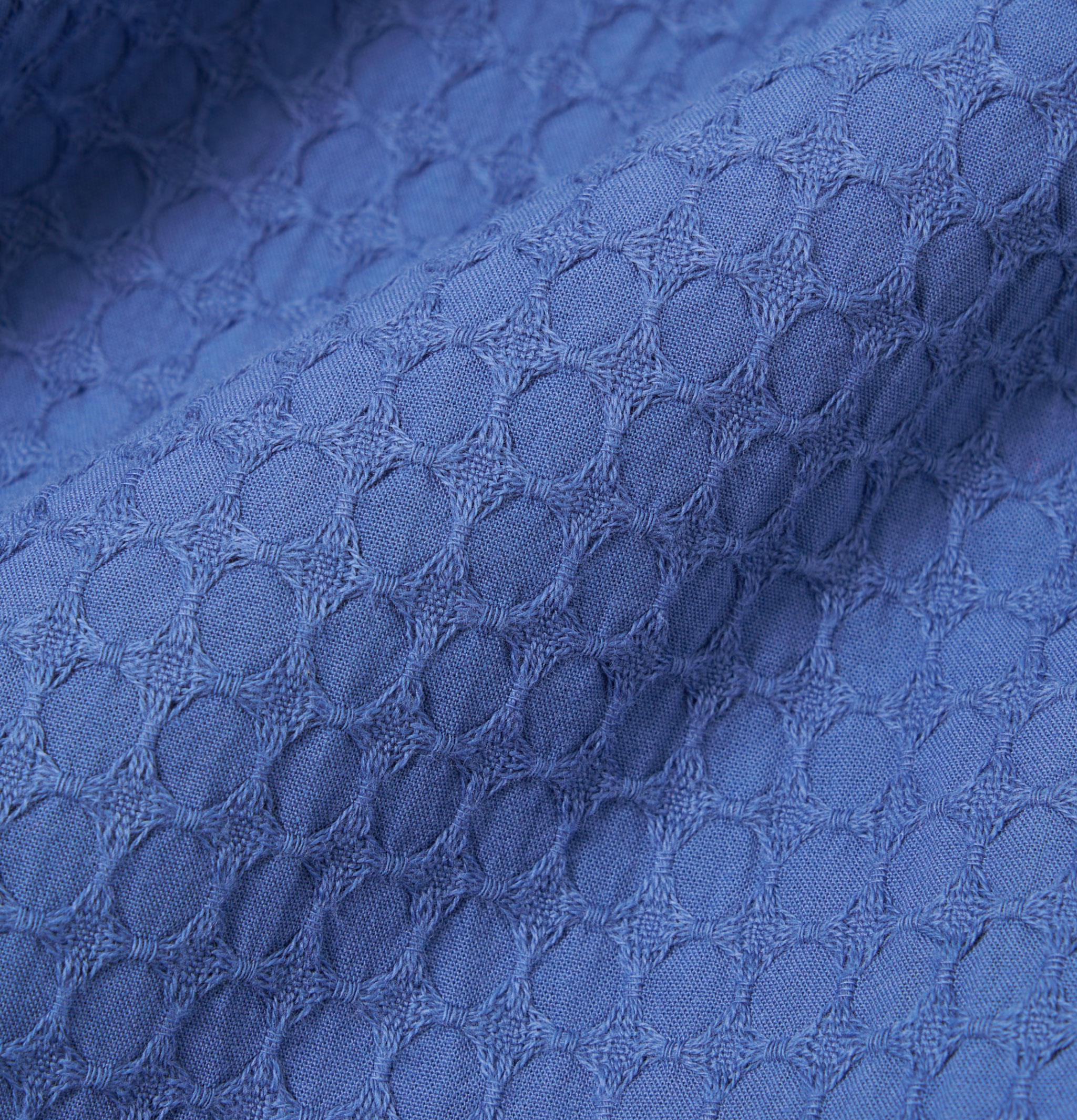 Universal Works Road Delos Blue shirt
