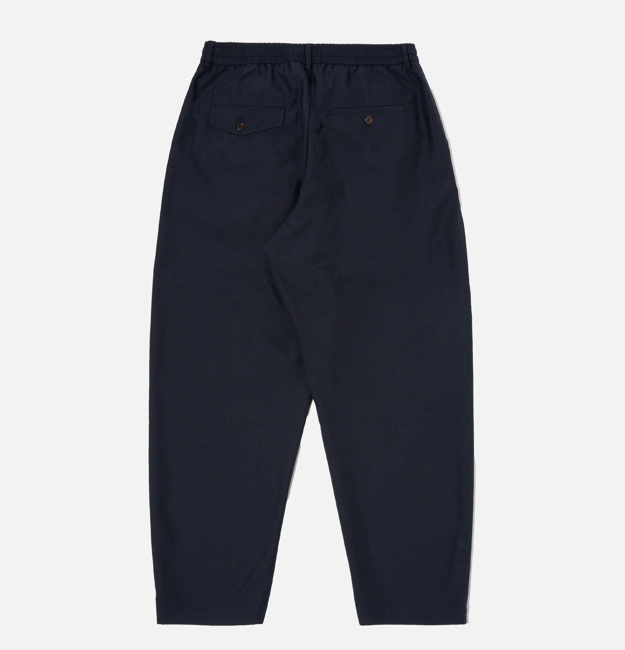 Pleated Trackpant Suiting Navy
