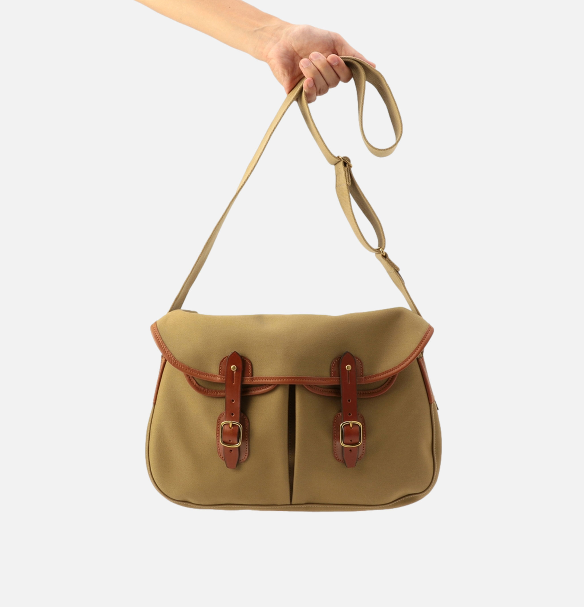 Brady Bag Ariel Trout Canvas Large Khaki.