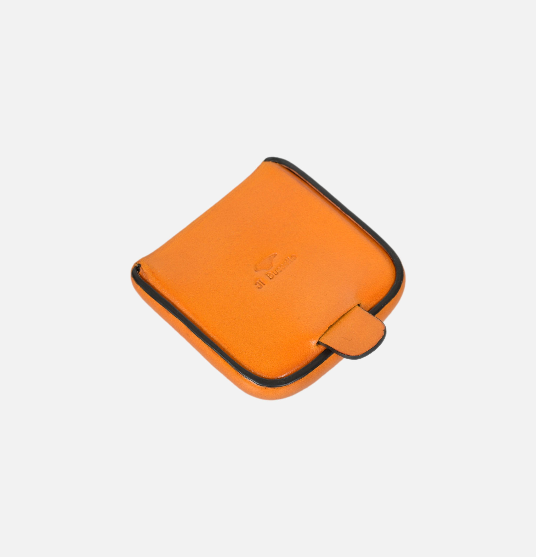 Il Bussetto Box Shaped Coin Case Ochre