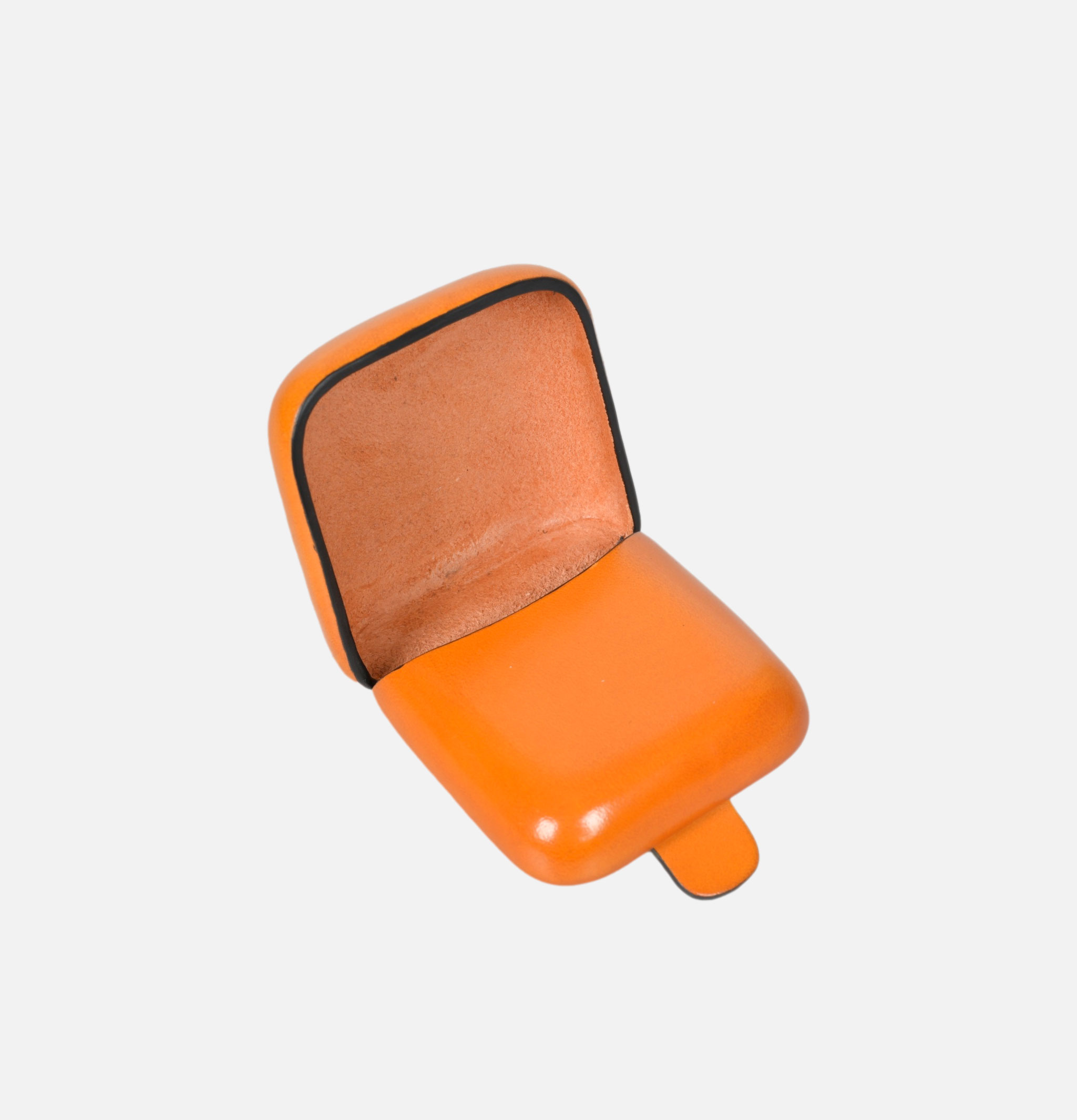 Il Bussetto Box Shaped Coin Case Ochre