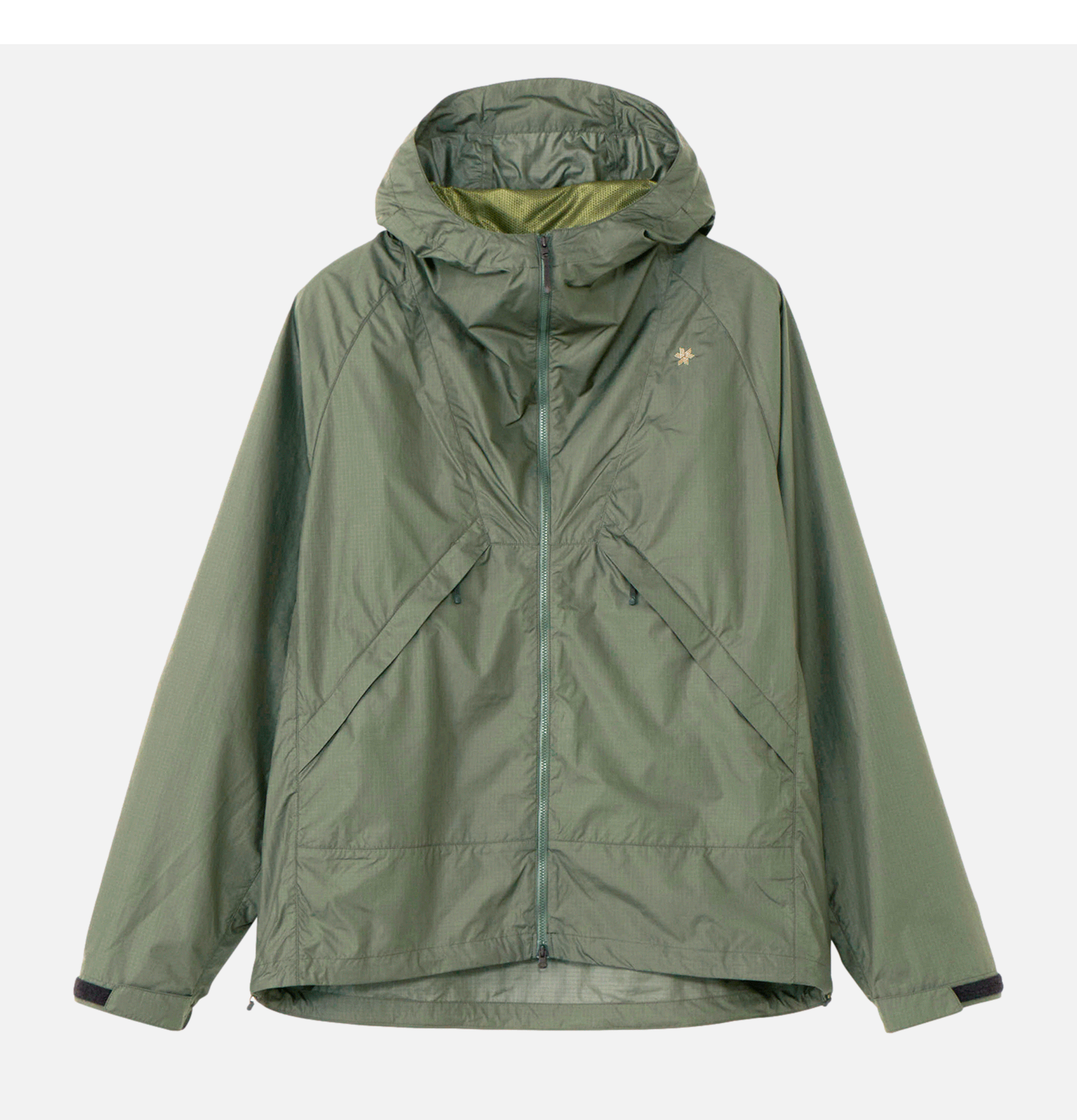 Goldwin Veste Rip Stop Hooded Olive