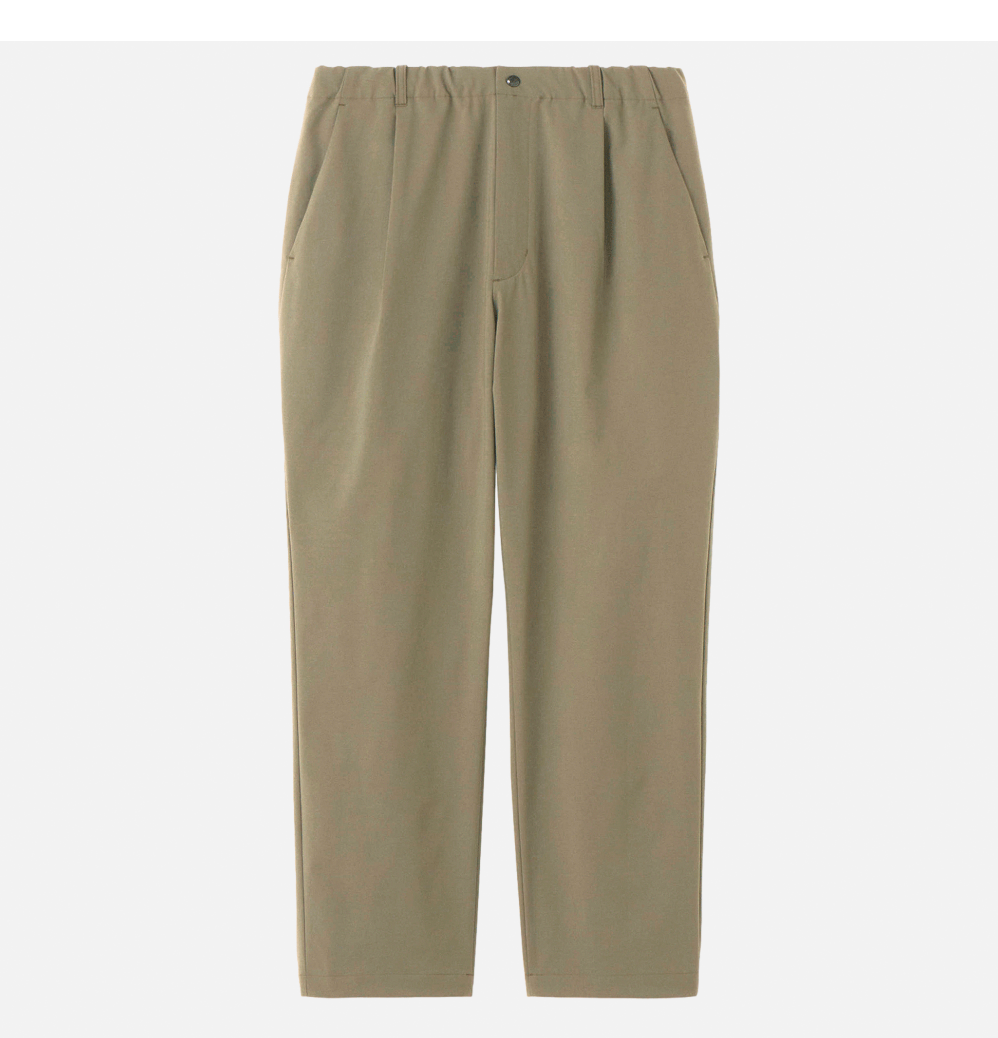 Goldwin One Tuck Tapered Light Pants Olive