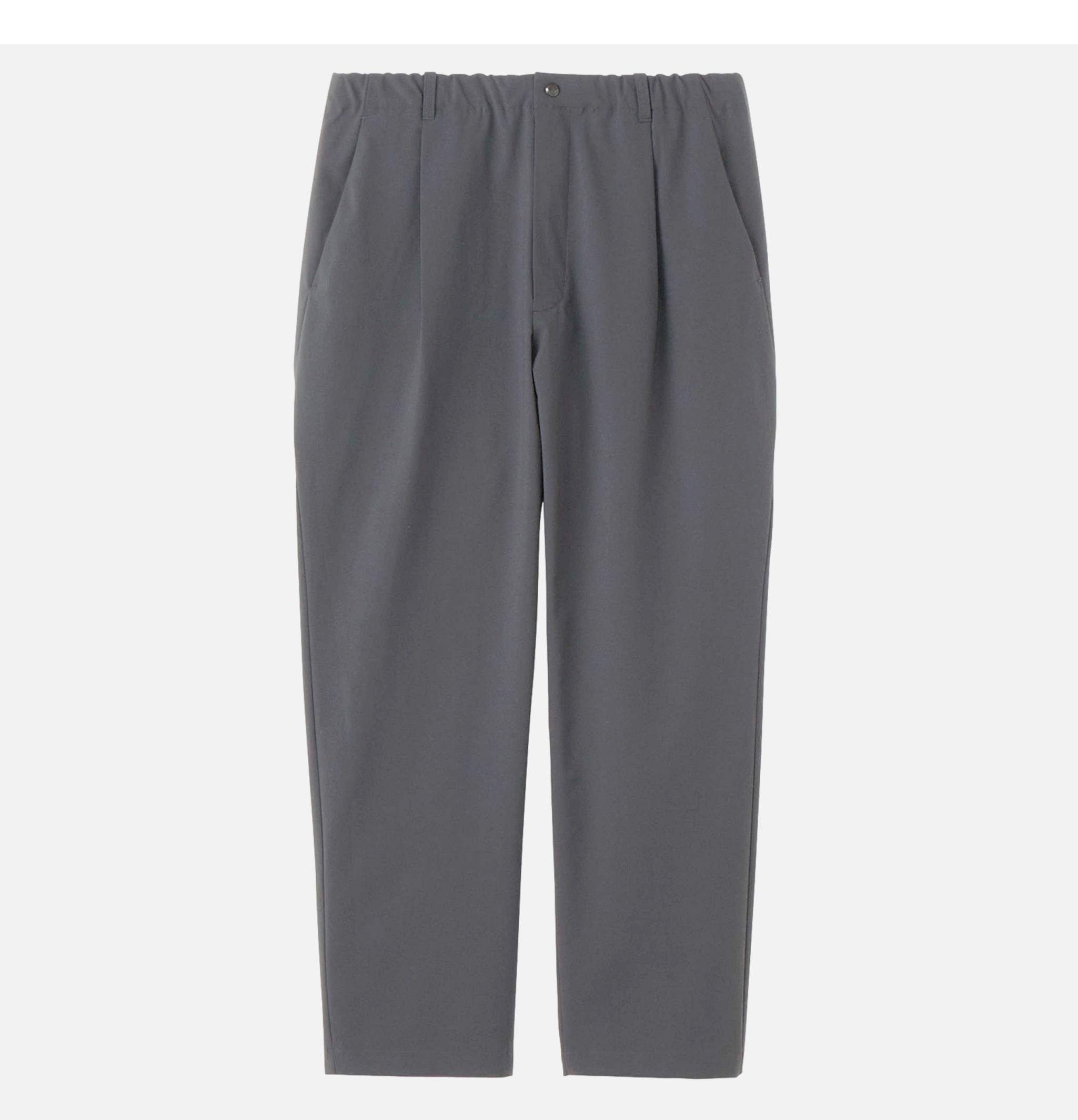 Goldwin One Tuck Tapered Light Pants Grey