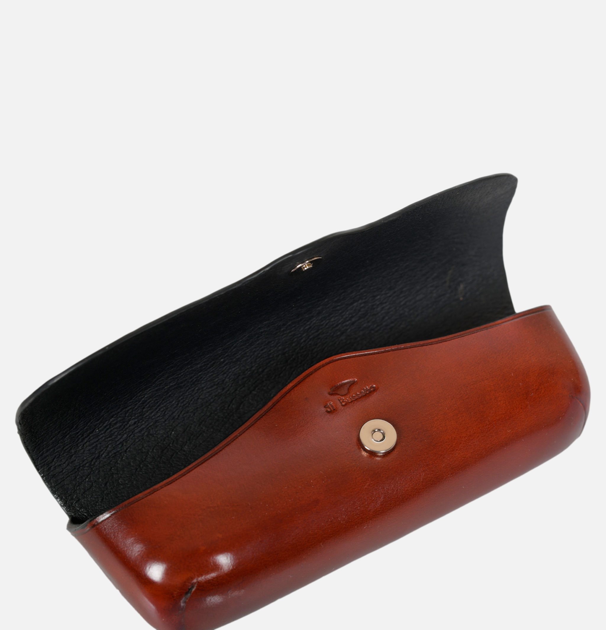 IL BUSSETTO Glasses Case LT Brown