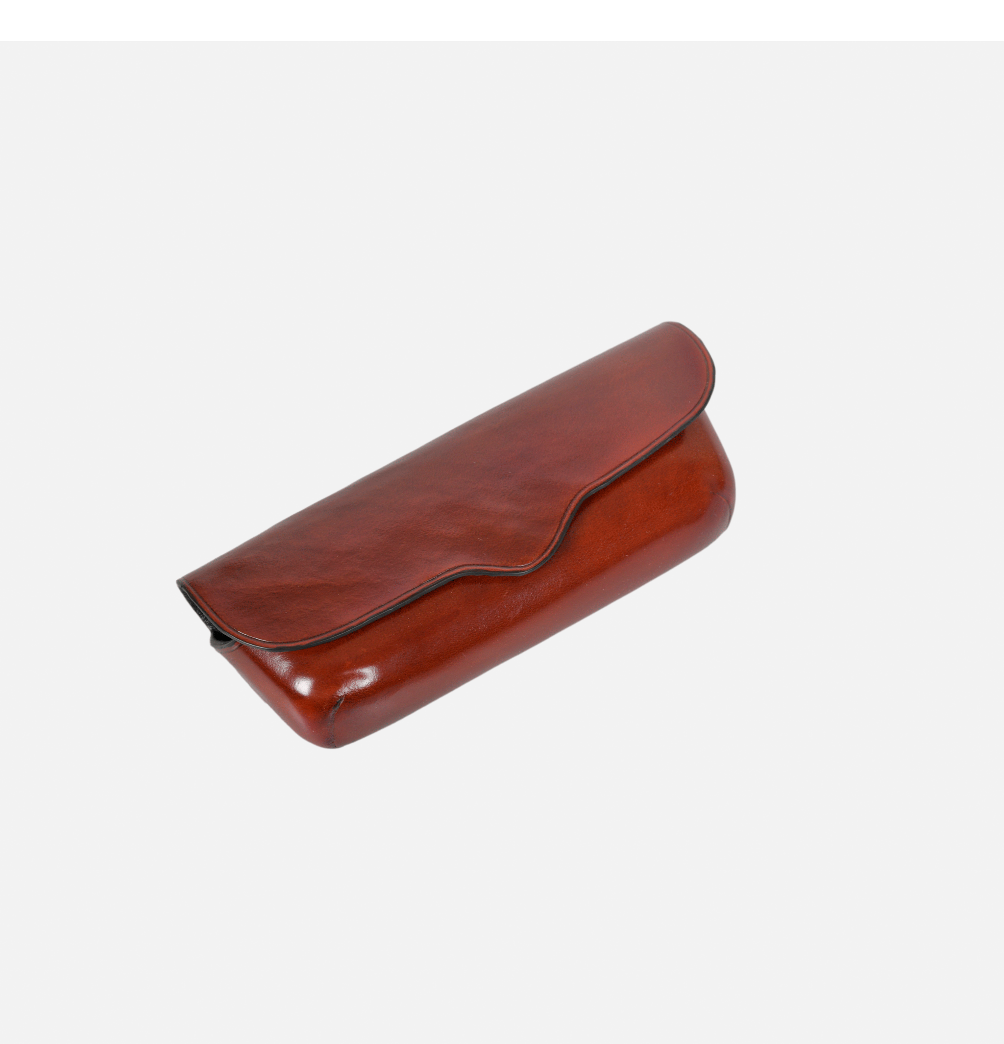 IL BUSSETTO Glasses Case LT Brown