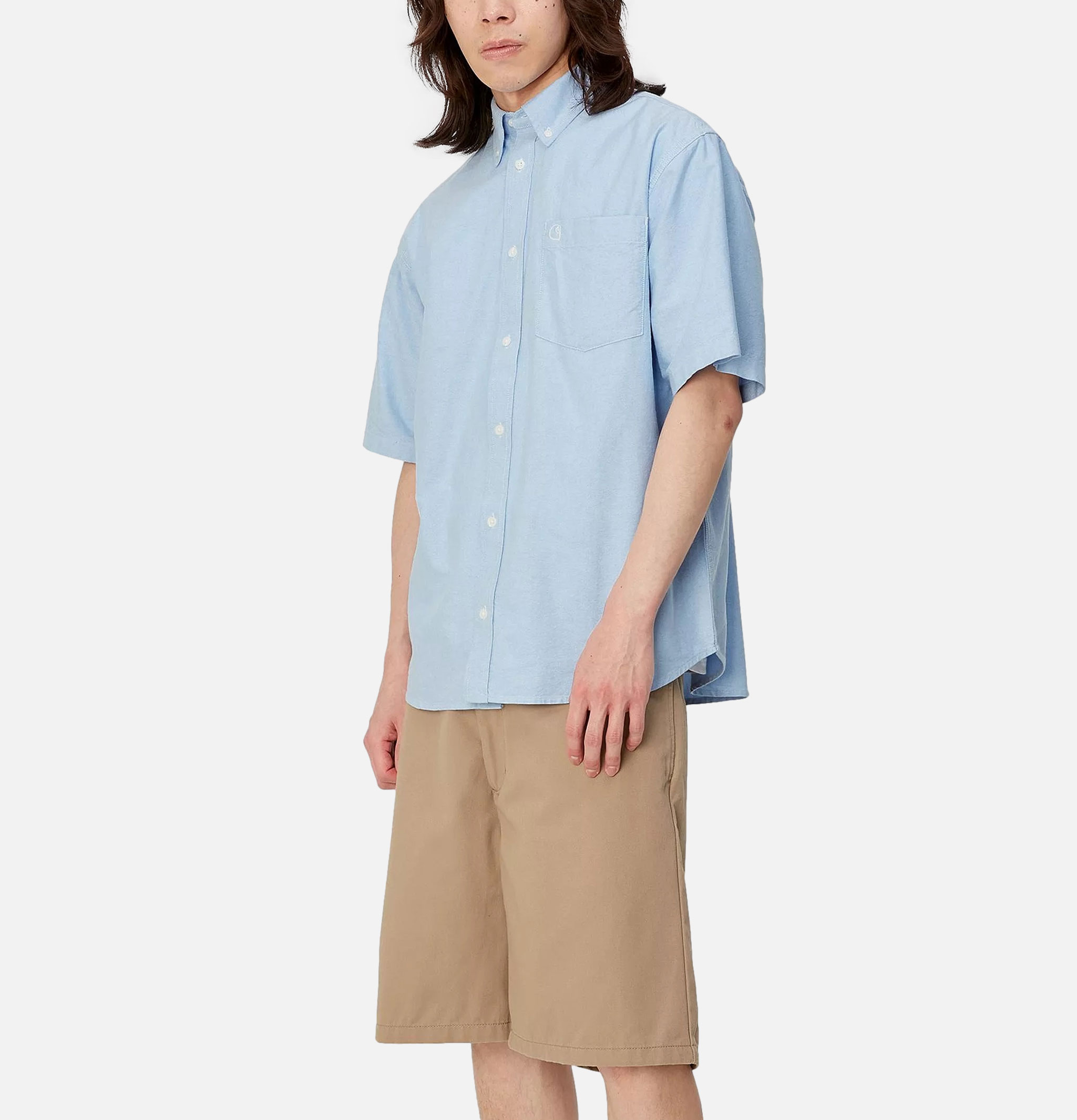 Carhartt WIP Shirt Braxton Bleach Wax