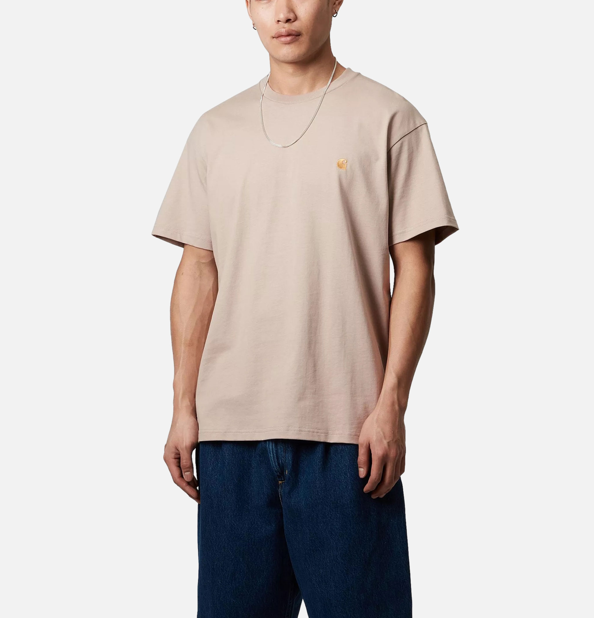 Carhartt WIP Chase T Shirt Dusky Beige