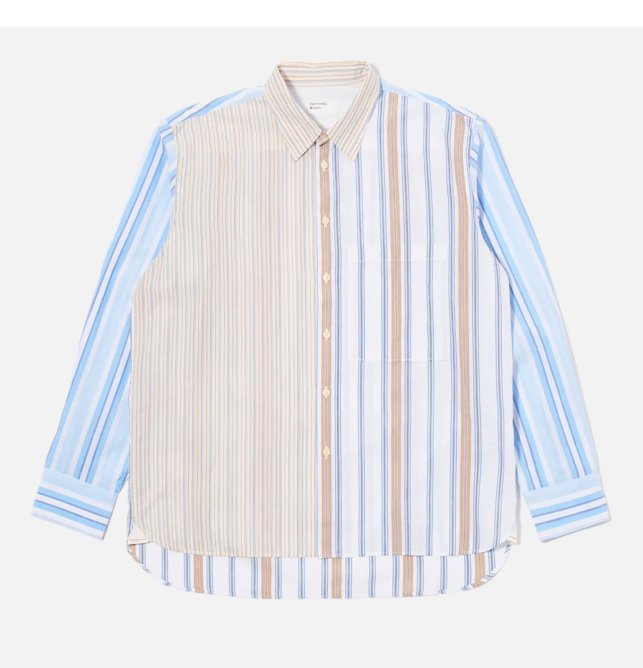 Universal Works Panel Square Pocket Shirt Pop