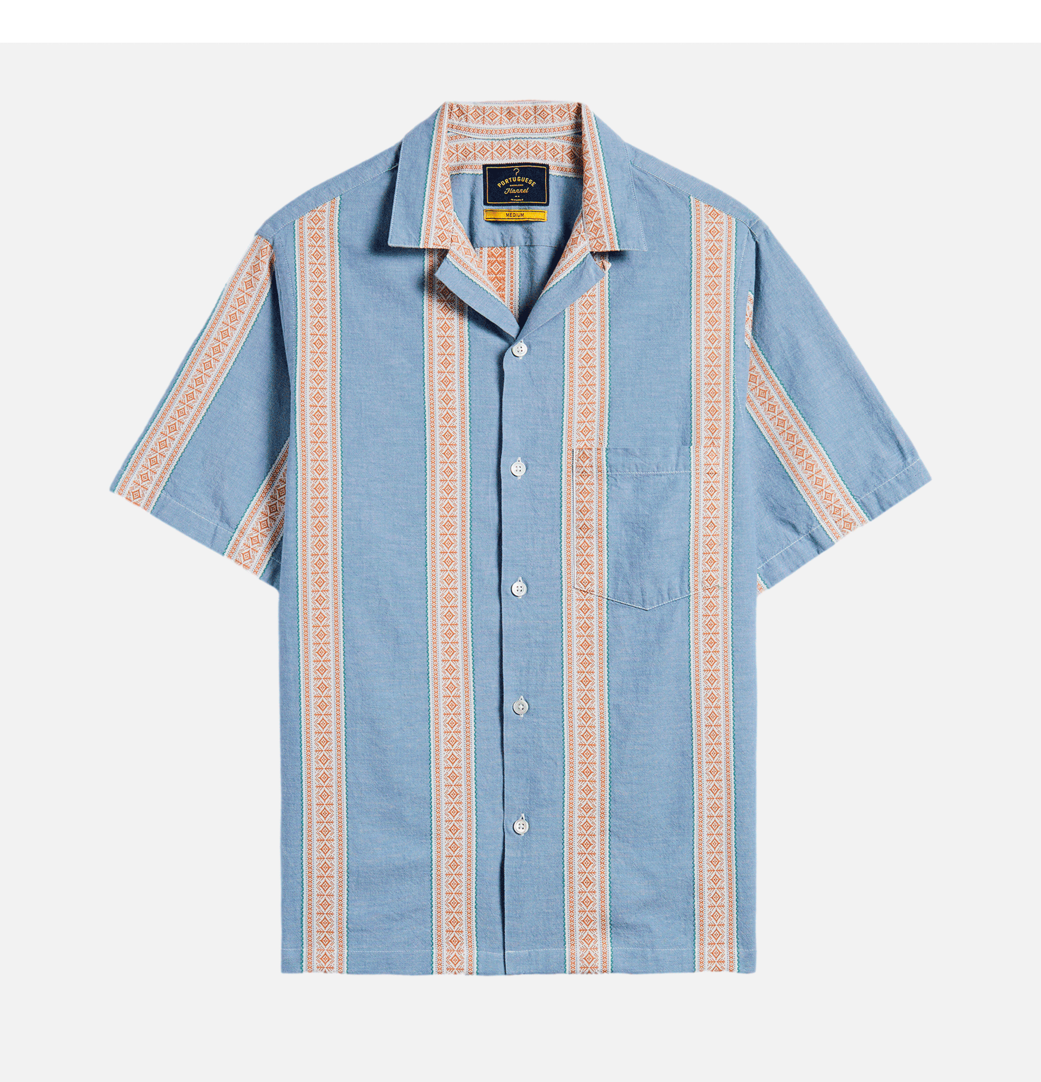Portuguese Flannel Melissa Blue Shirt