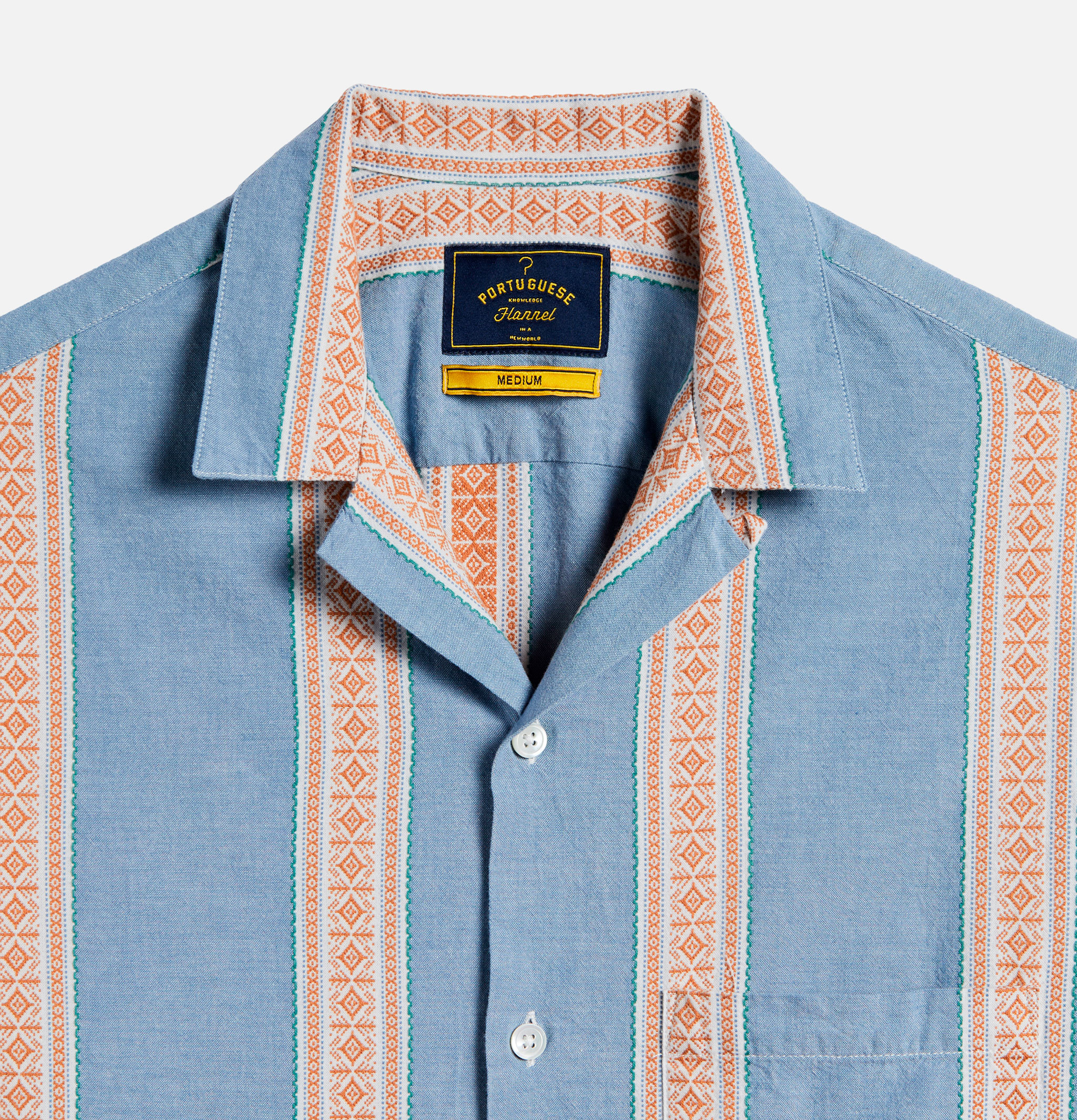 Portuguese Flannel Melissa Blue Shirt