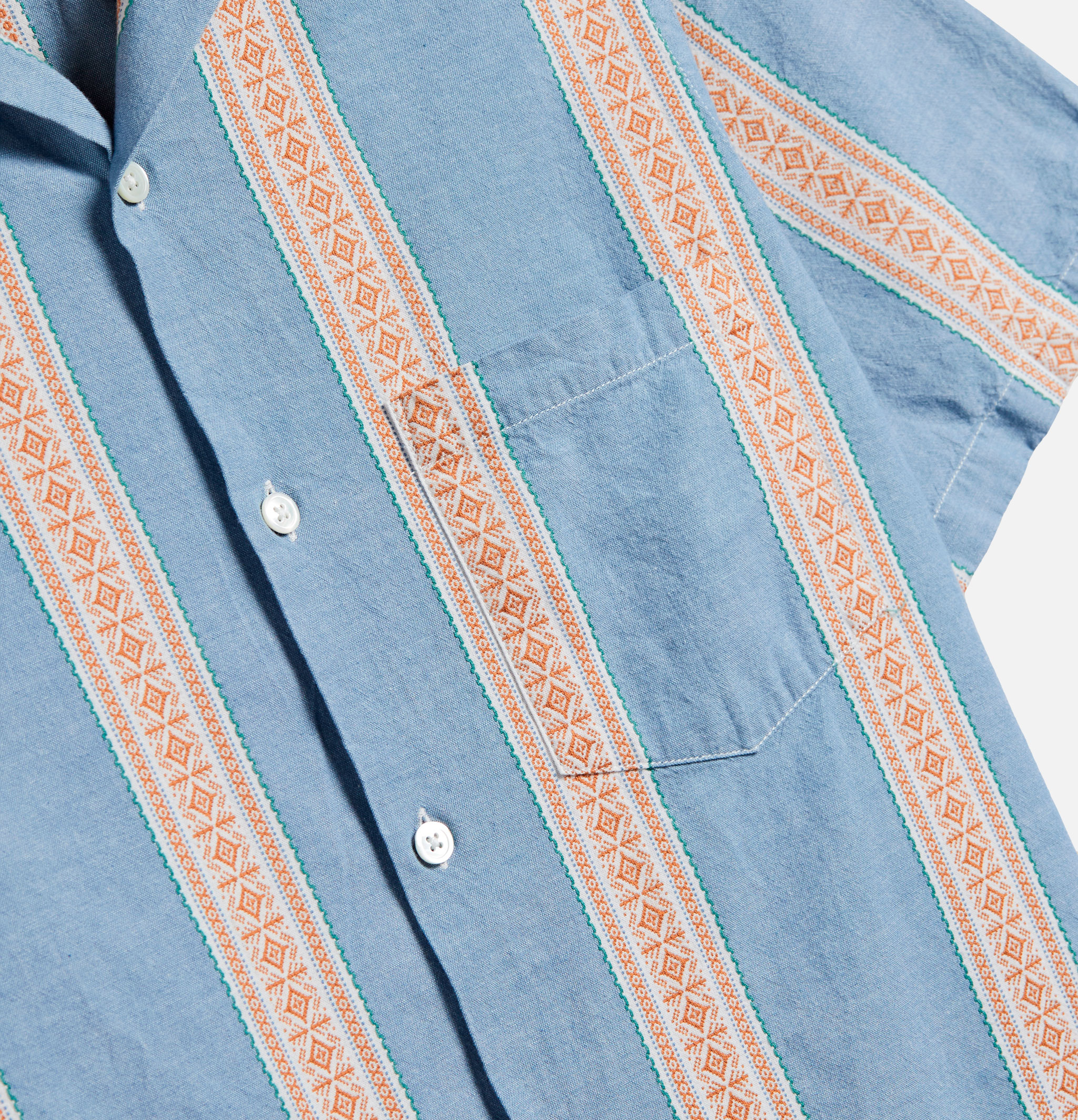 Portuguese Flannel Melissa Blue Shirt