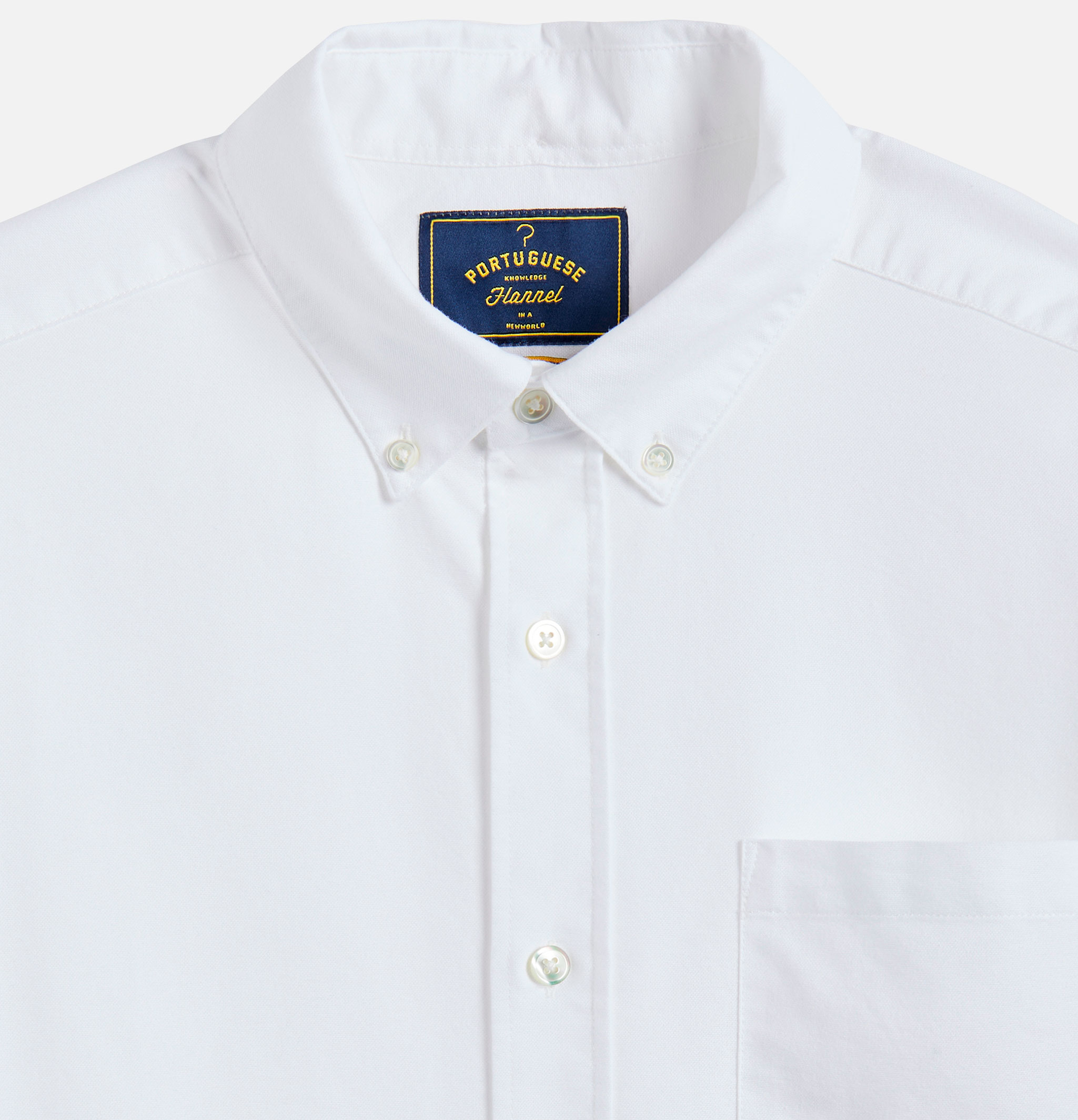 Portuguese Flannel Chemise Belavista Blanc