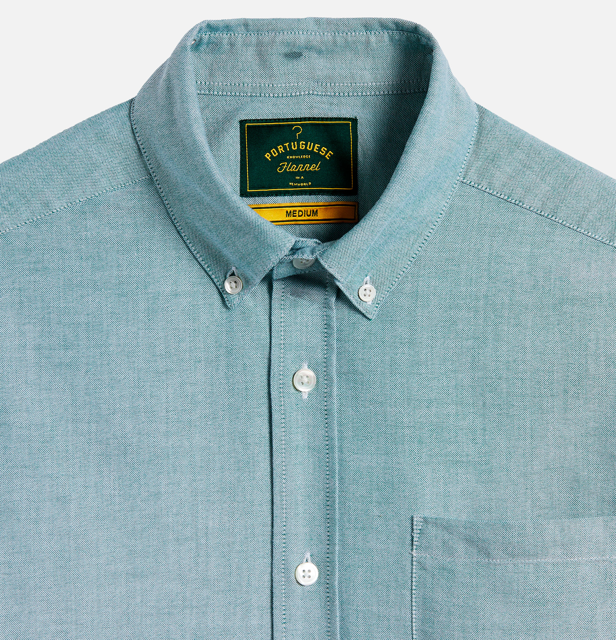 Portuguese Flannel Shirt Belavista Green