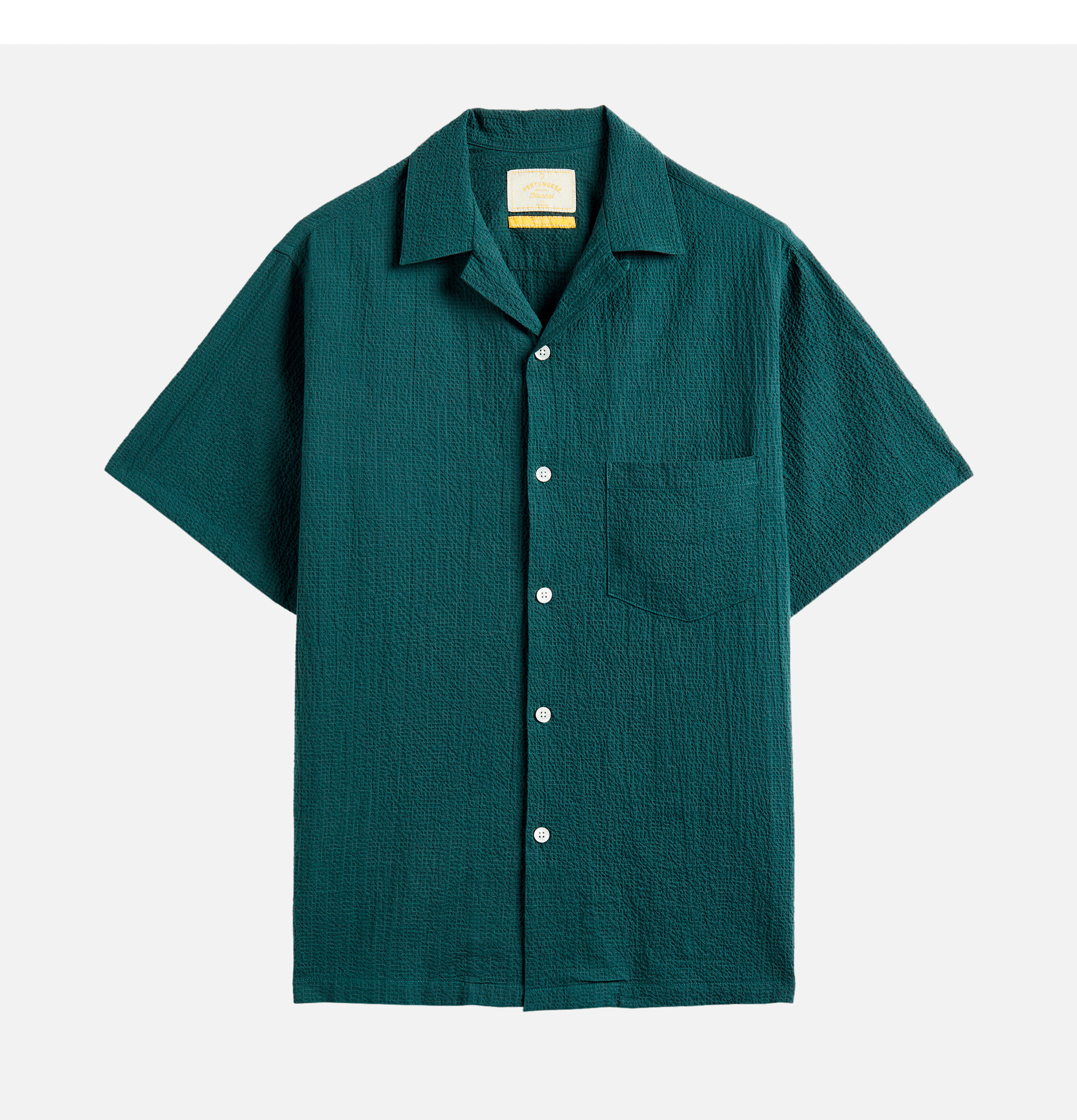 Portuguese Flannel Flame Green shirt