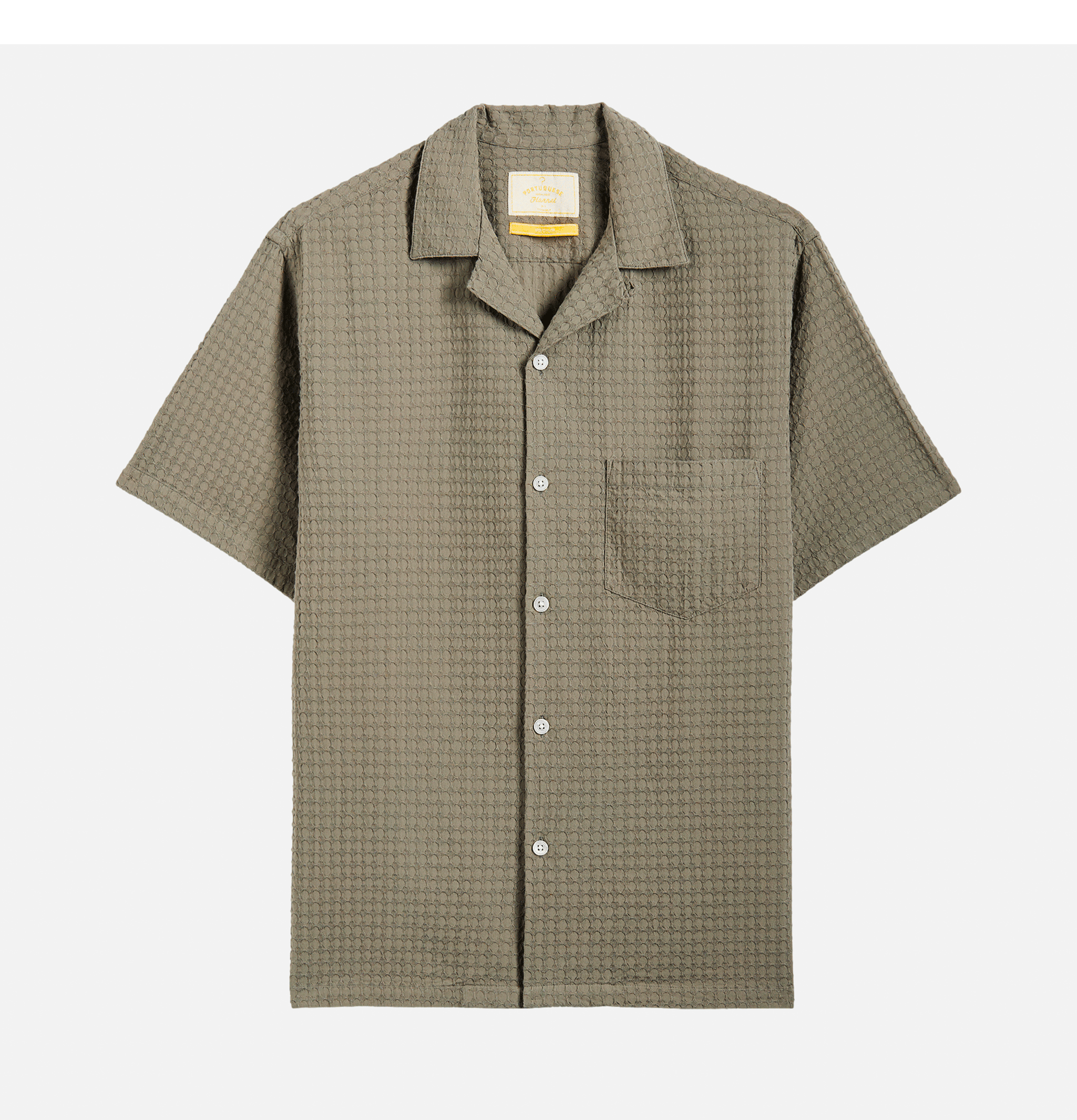 Portuguese Flannel Favo Khaki Shirt
