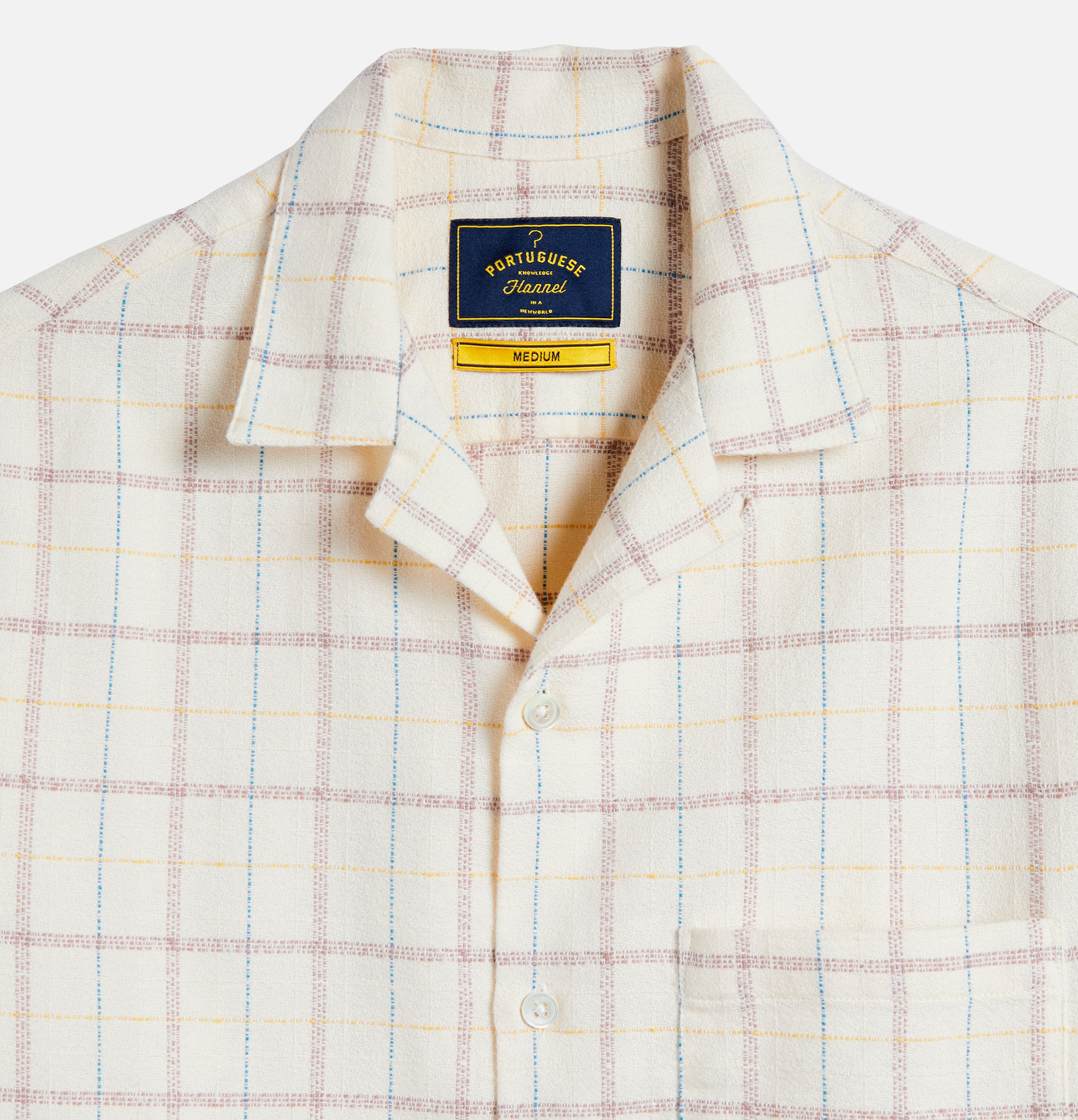 Portuguese Flannel Latu Ecru Shirt