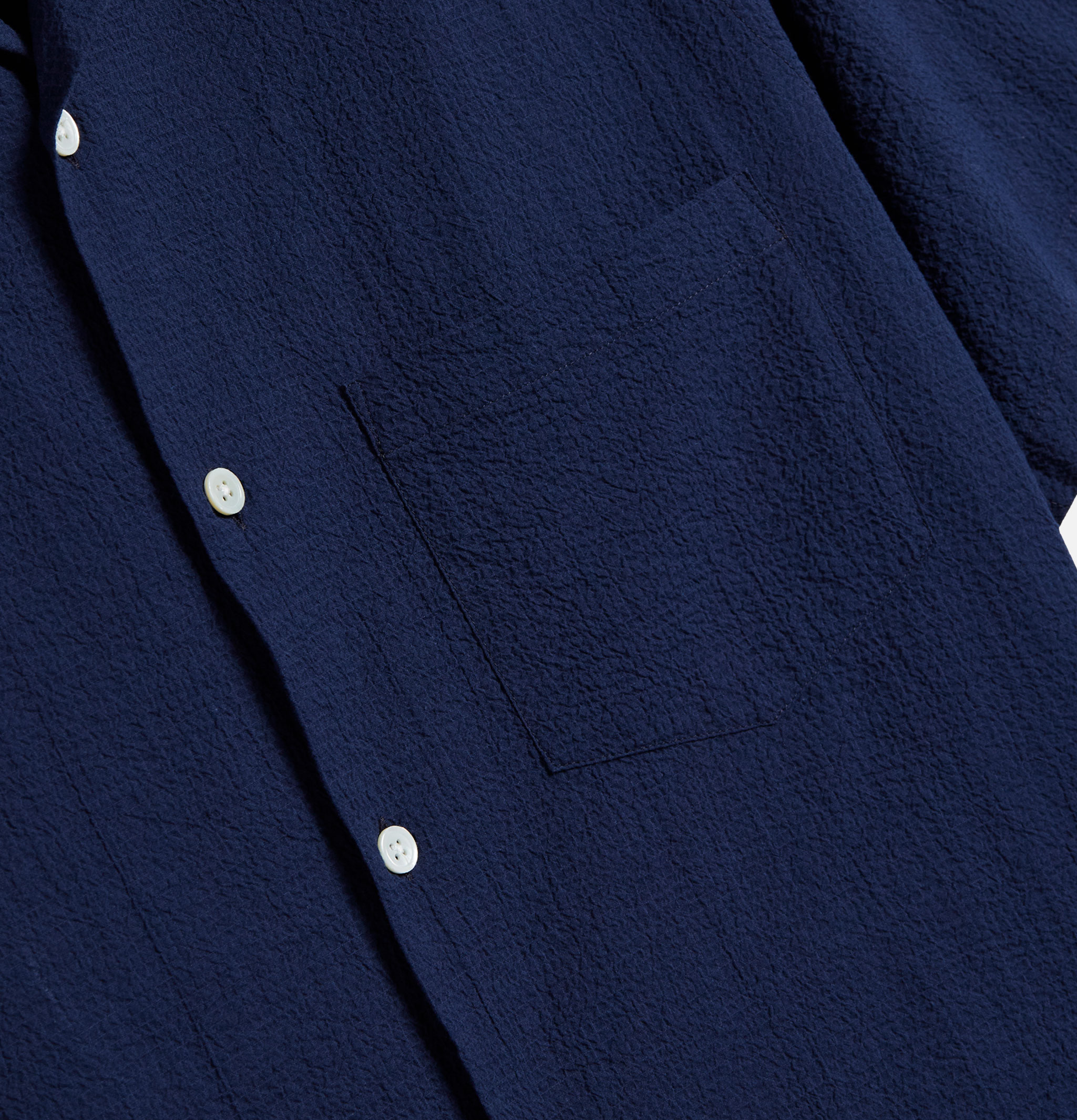 Portuguese Flannel Flame Navy Shirt
