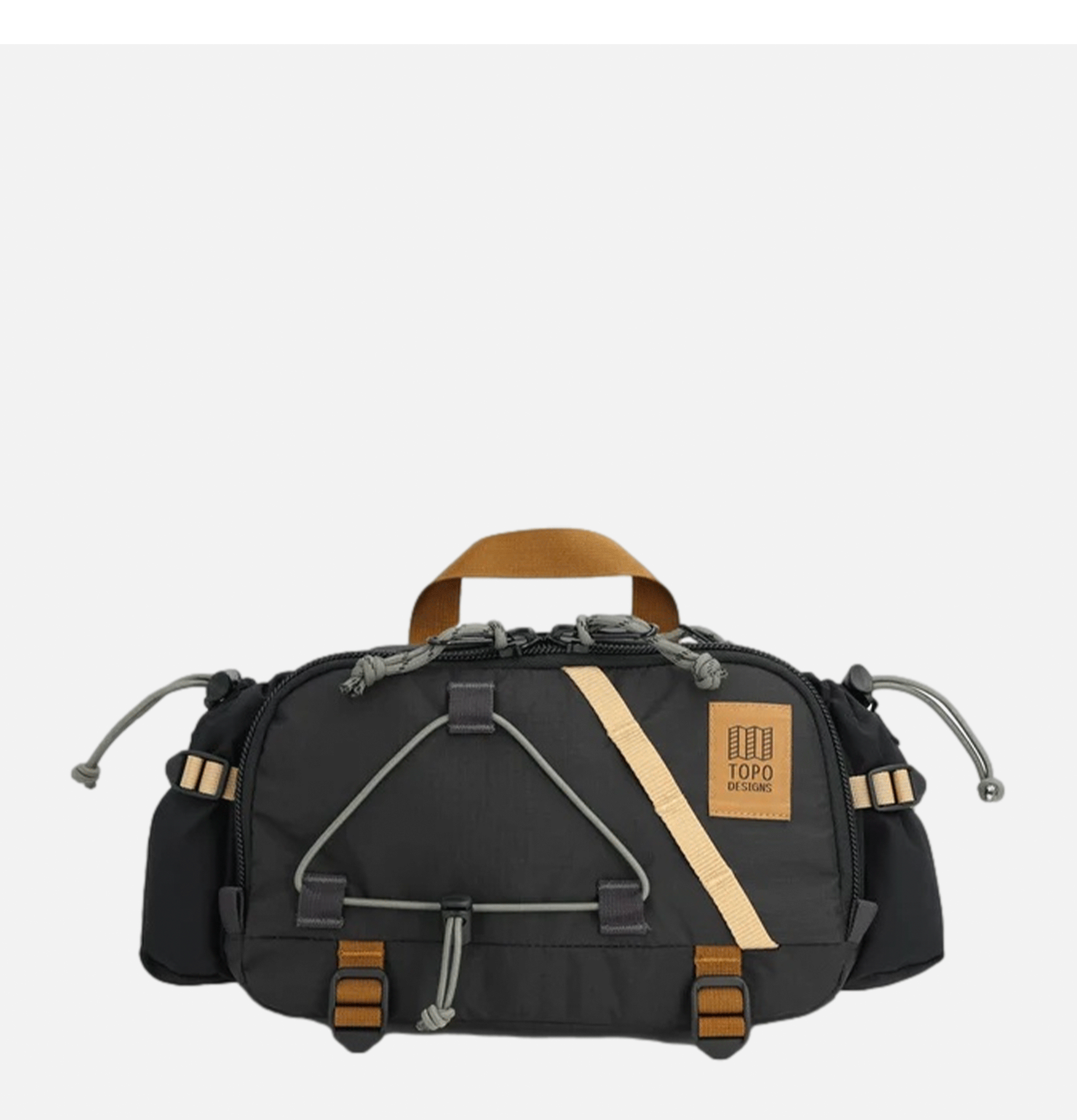 Topo Designs Hydro Hip Pack Neutral Black