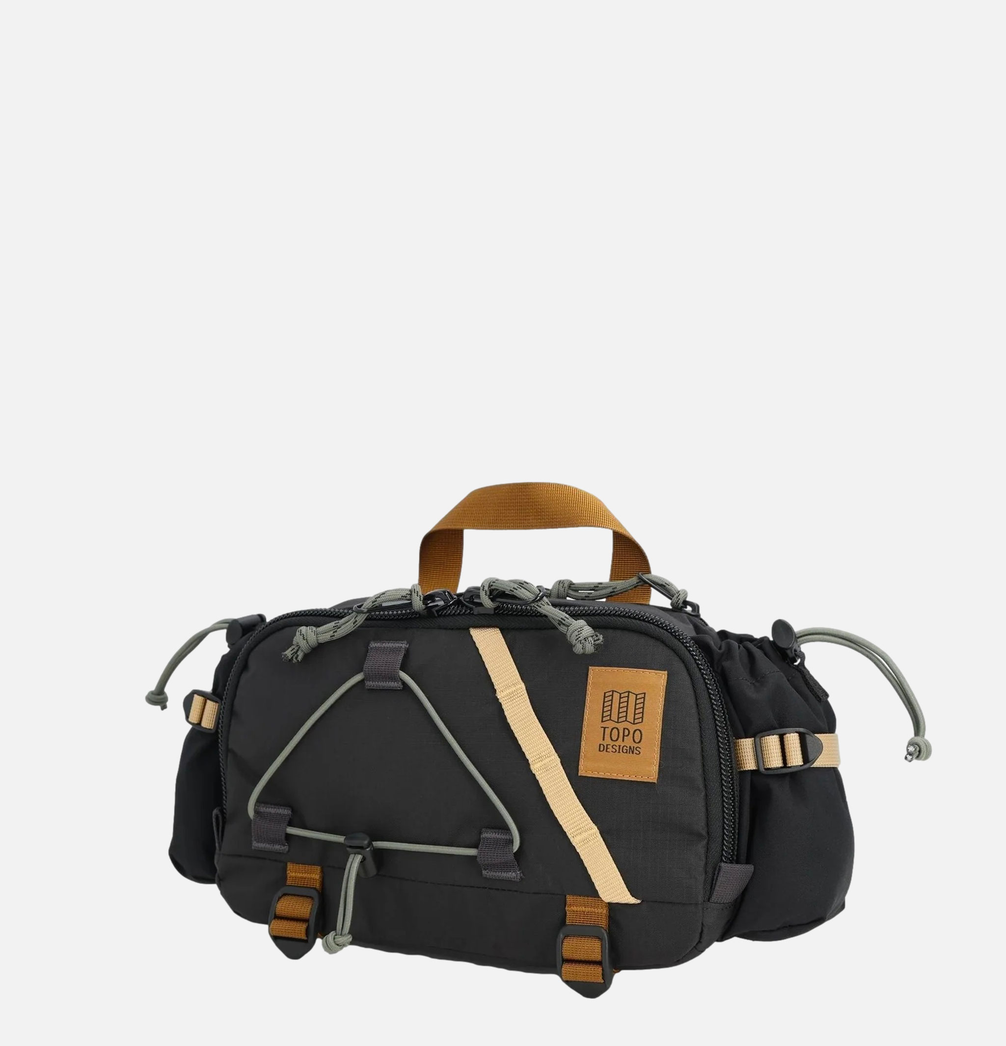 Topo Designs Hydro Hip Pack Neutral Black
