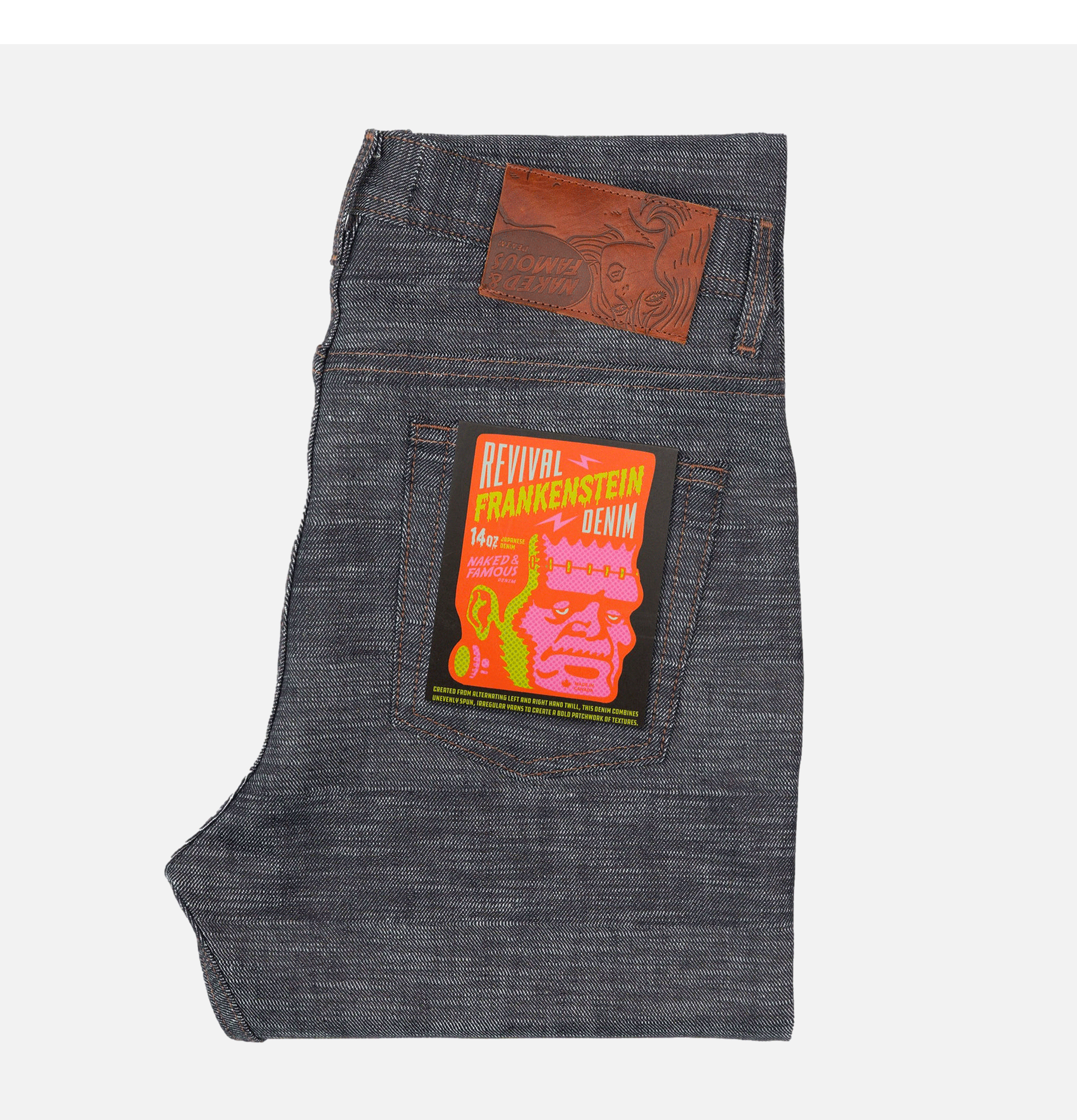 Naked and Famous Weird Guy Frankenstein Indigo