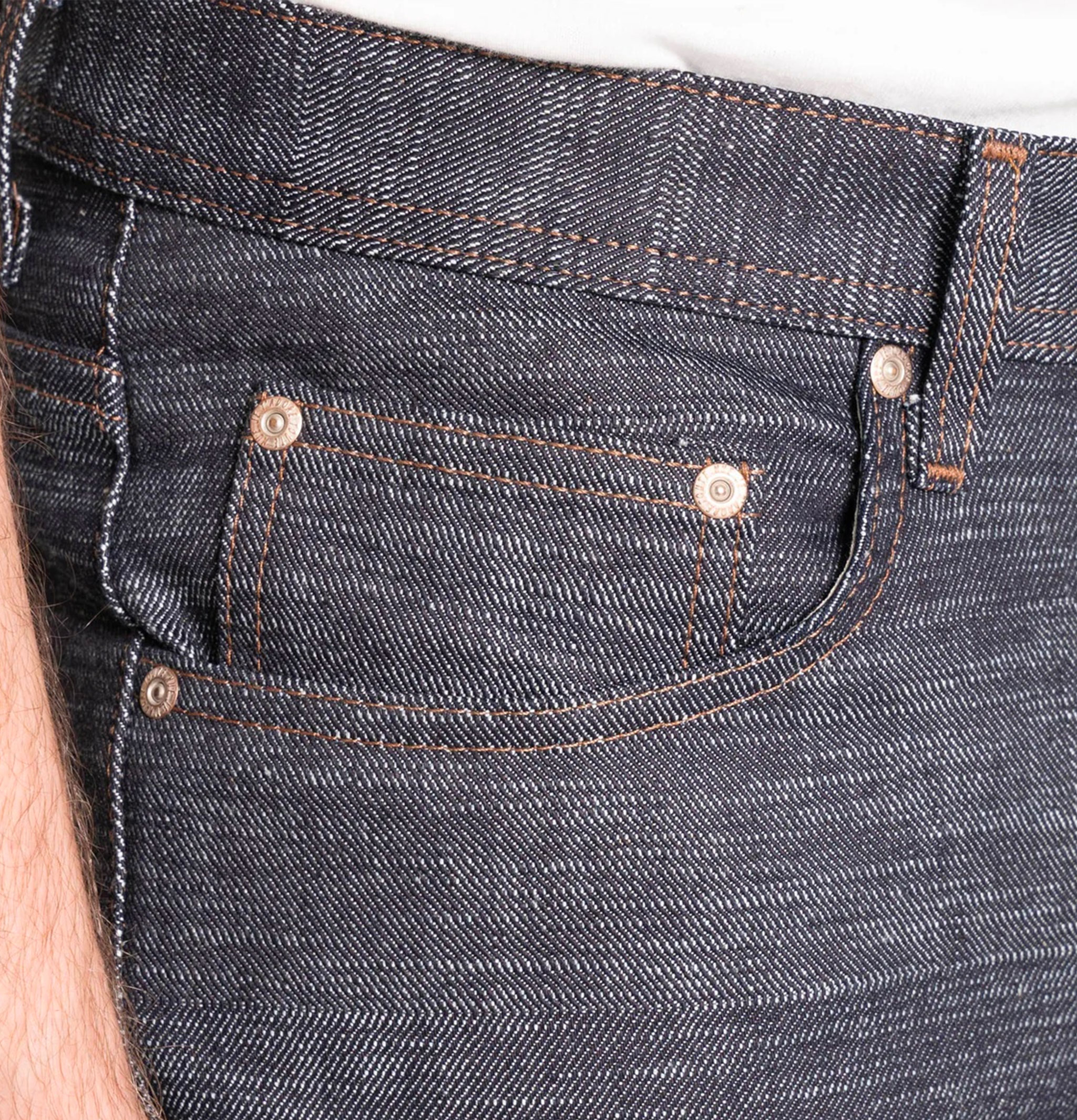 Naked and Famous Weird Guy Frankenstein Indigo