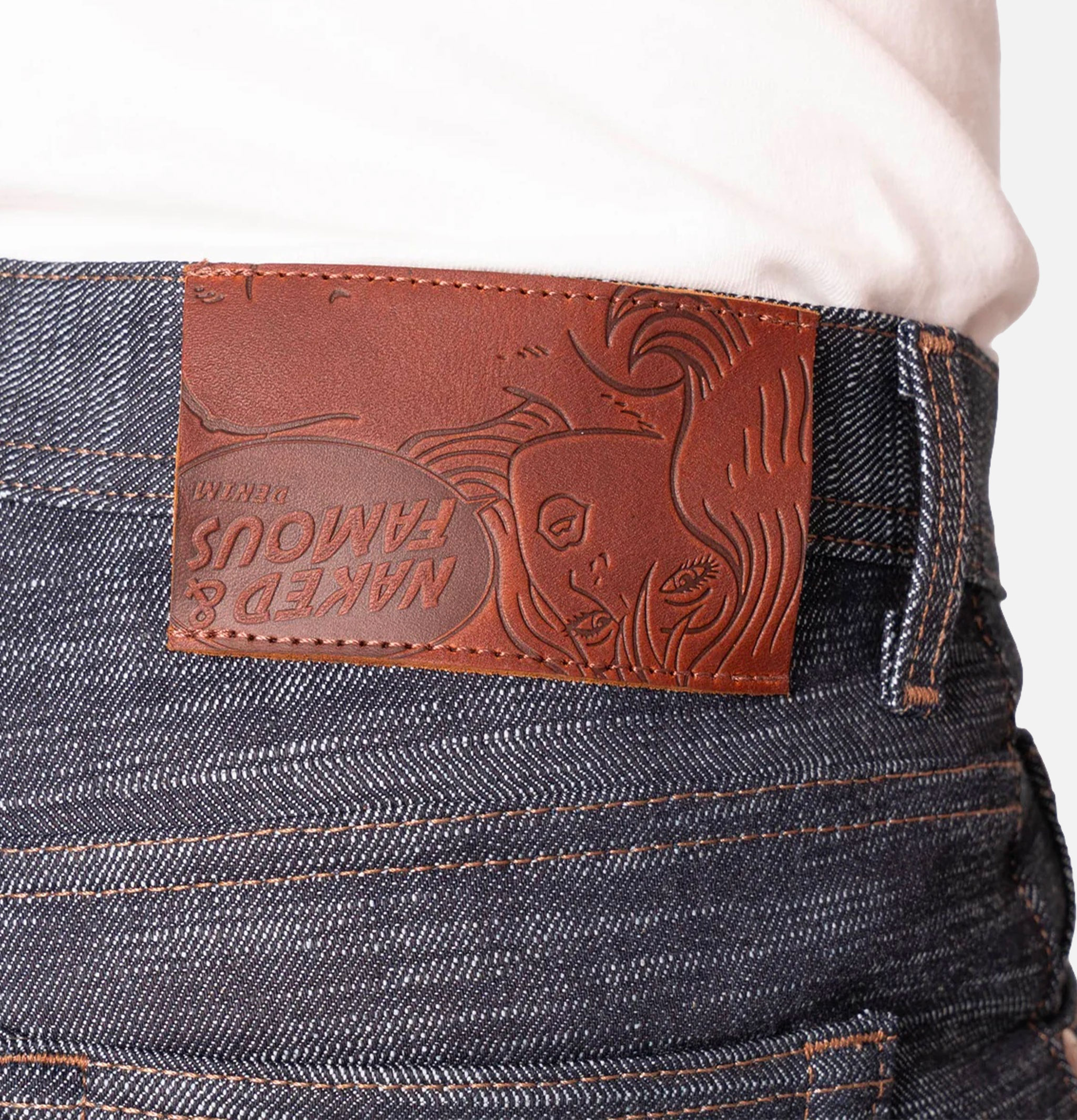 Naked and Famous Weird Guy Frankenstein Indigo
