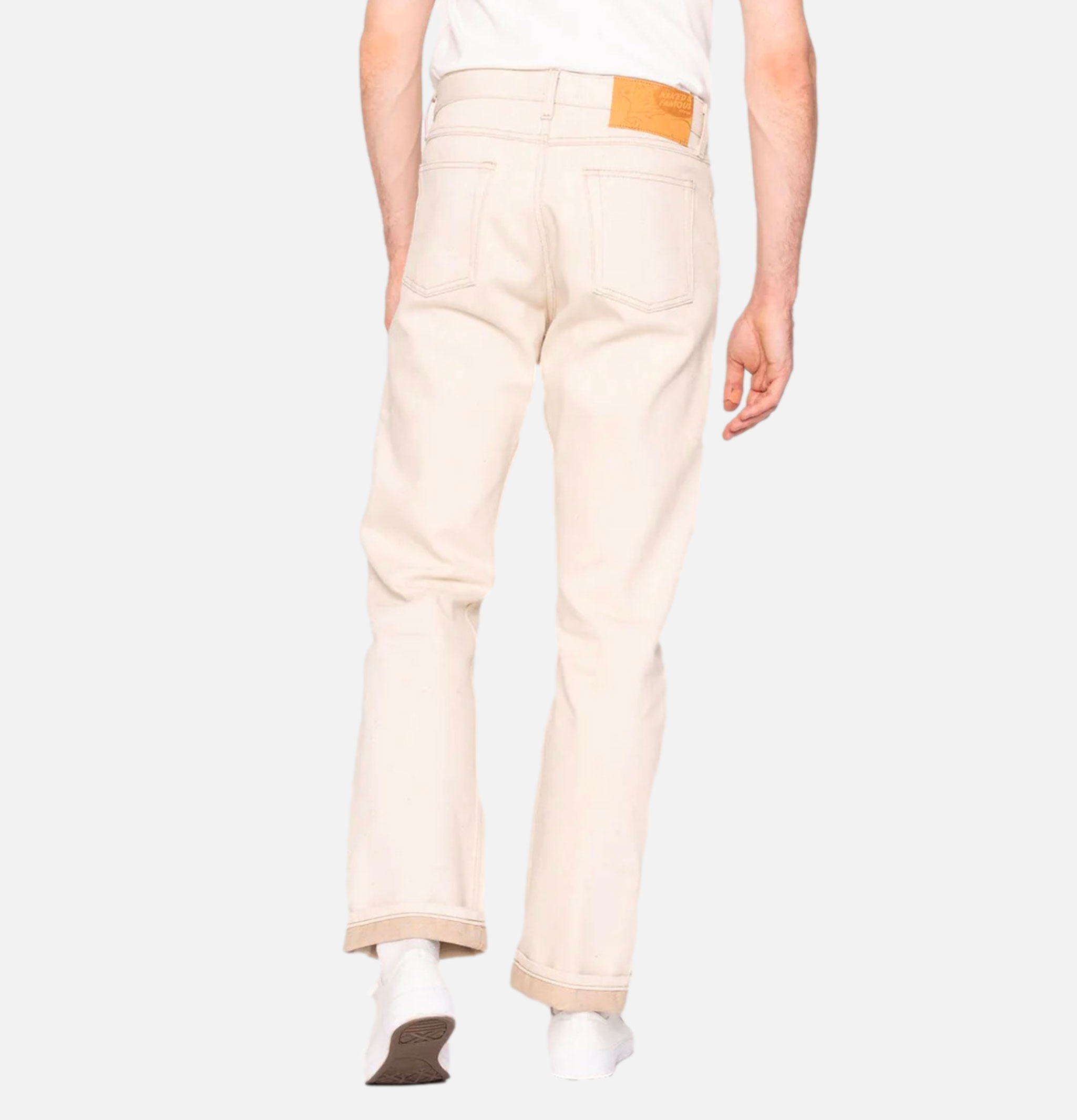 Naked and Famous Trueguy Foxfiber Ecru
